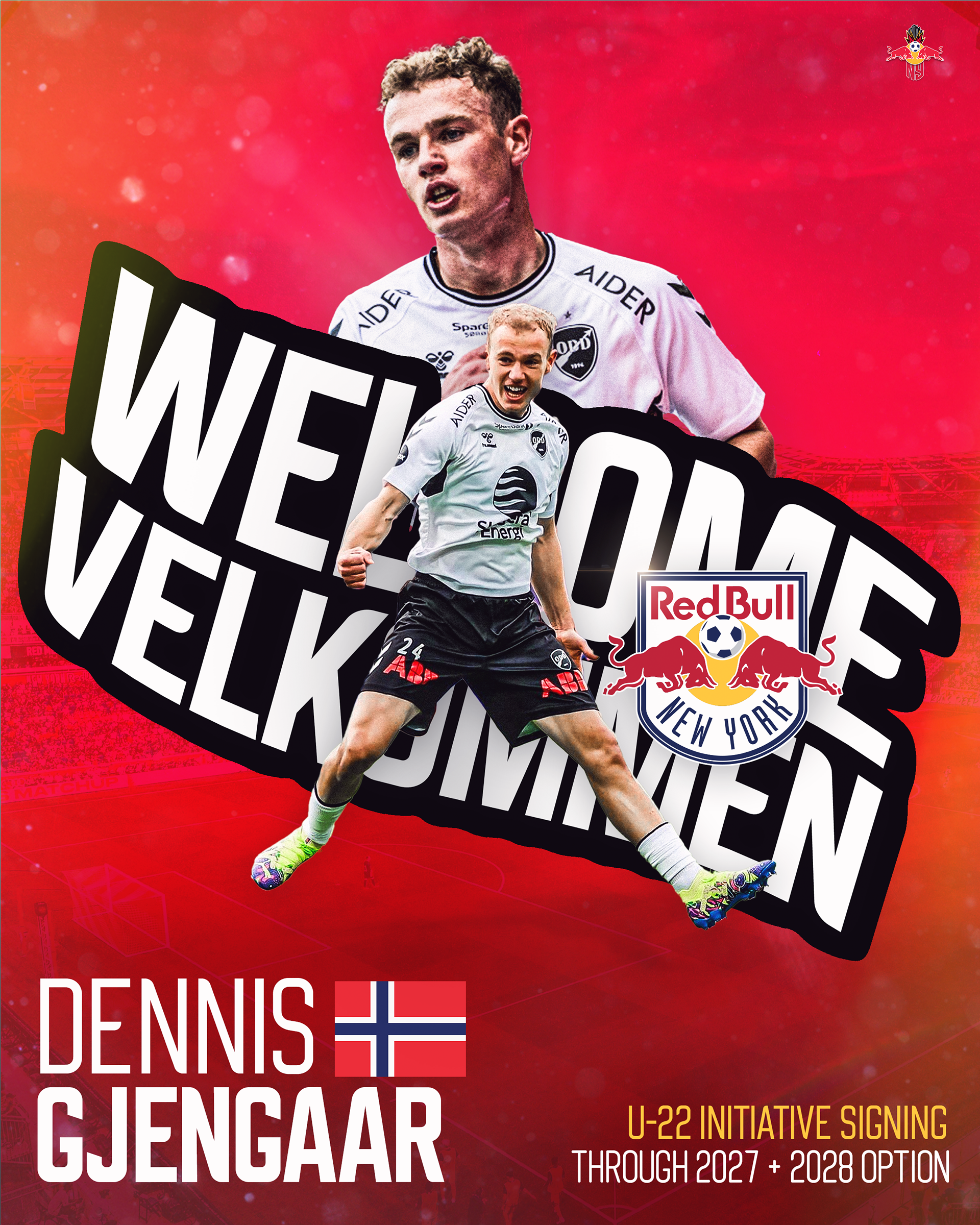 Welcoming Young Norwegian Player, Denis Gjengaar