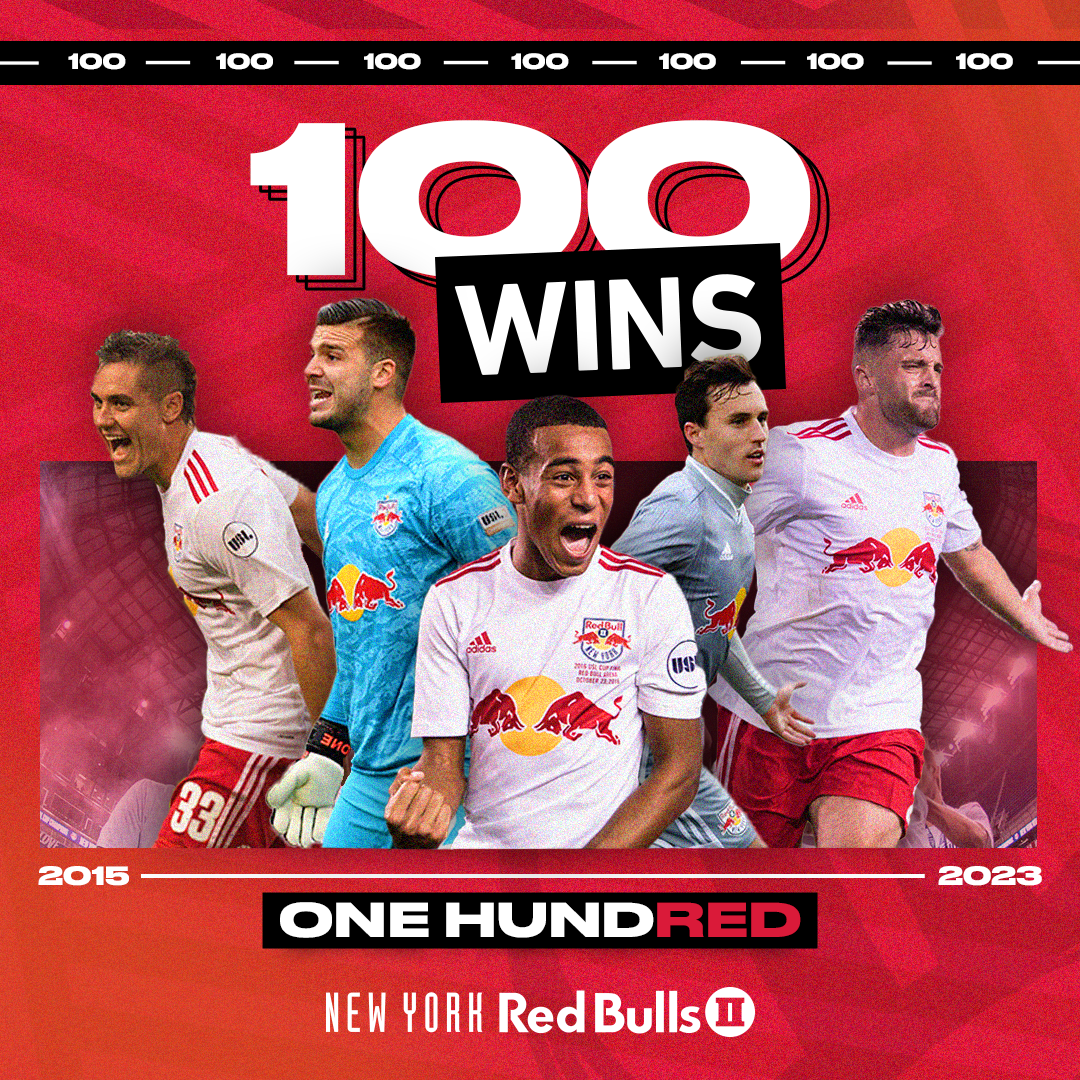 Celebrating 100 Wins for New York Red Bulls II