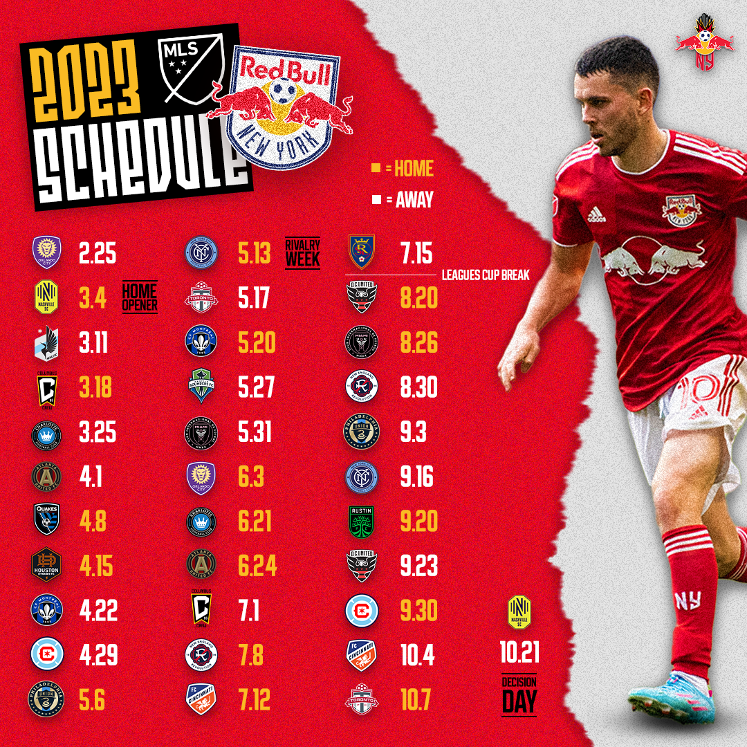 2023 MLS Regular Season Schedule Announcement