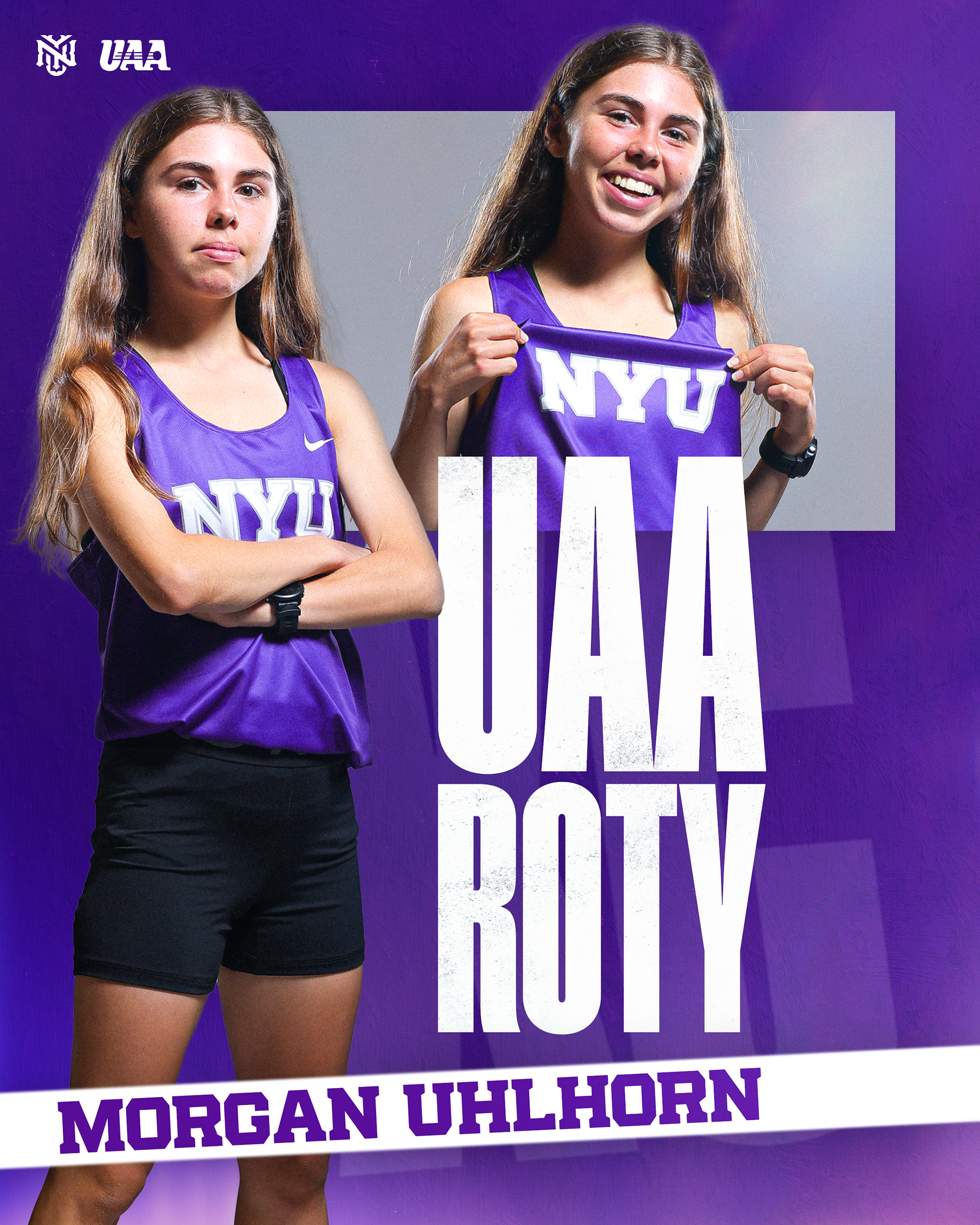 Celebrating the UAA Women's Cross Country Rookie of the Year, Morgan Uhlhorn