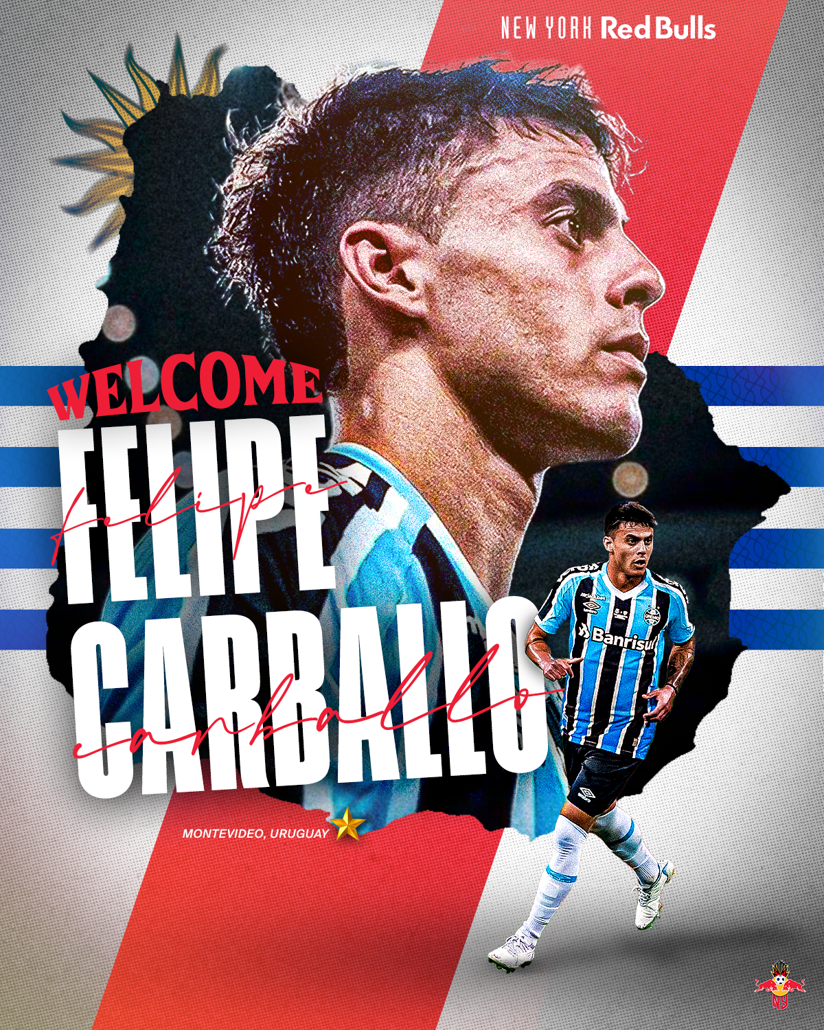 Welcome New Uruguayan Midfielder, Felipe Carballo