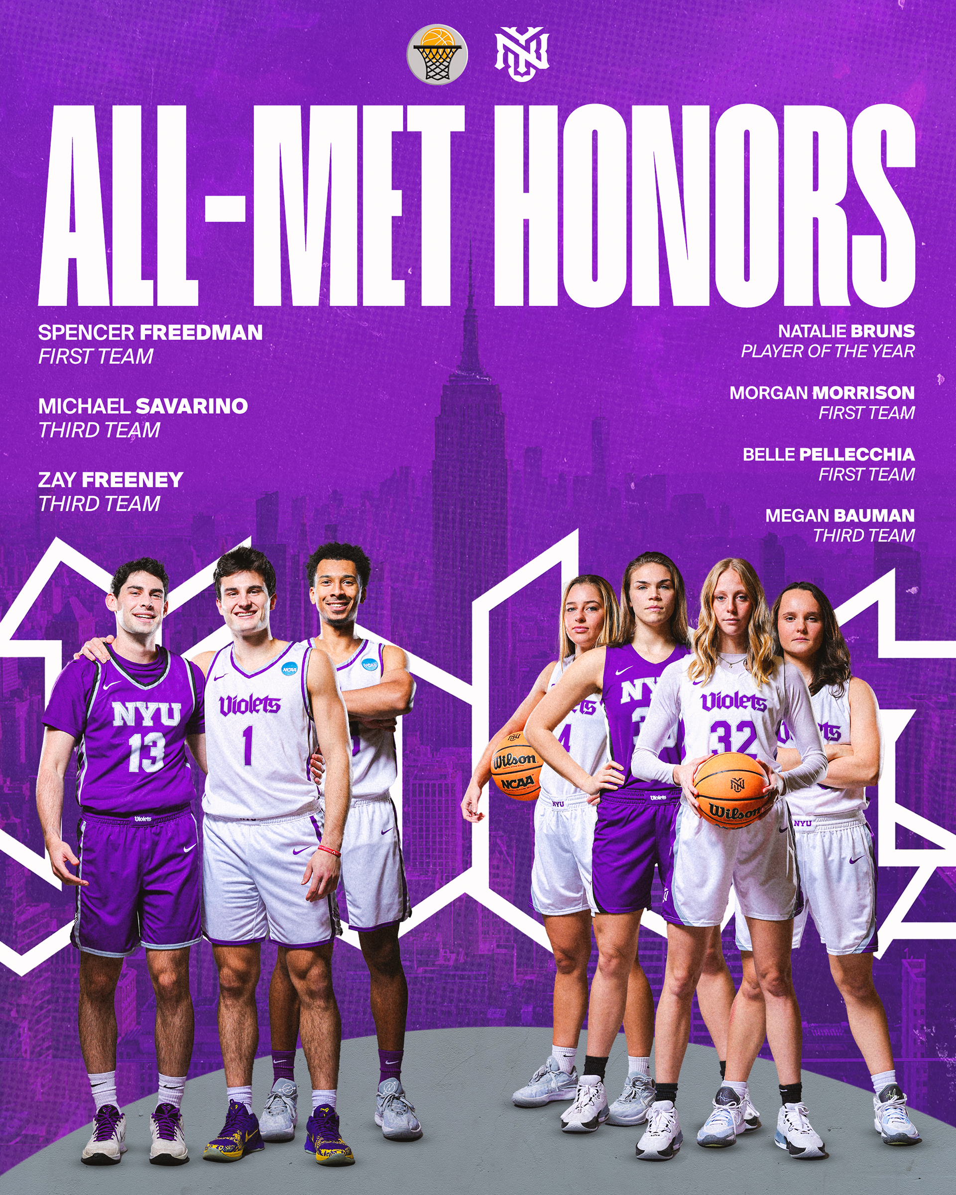 Celebrating the Star-Studded Men's and Women's Basketball Standouts