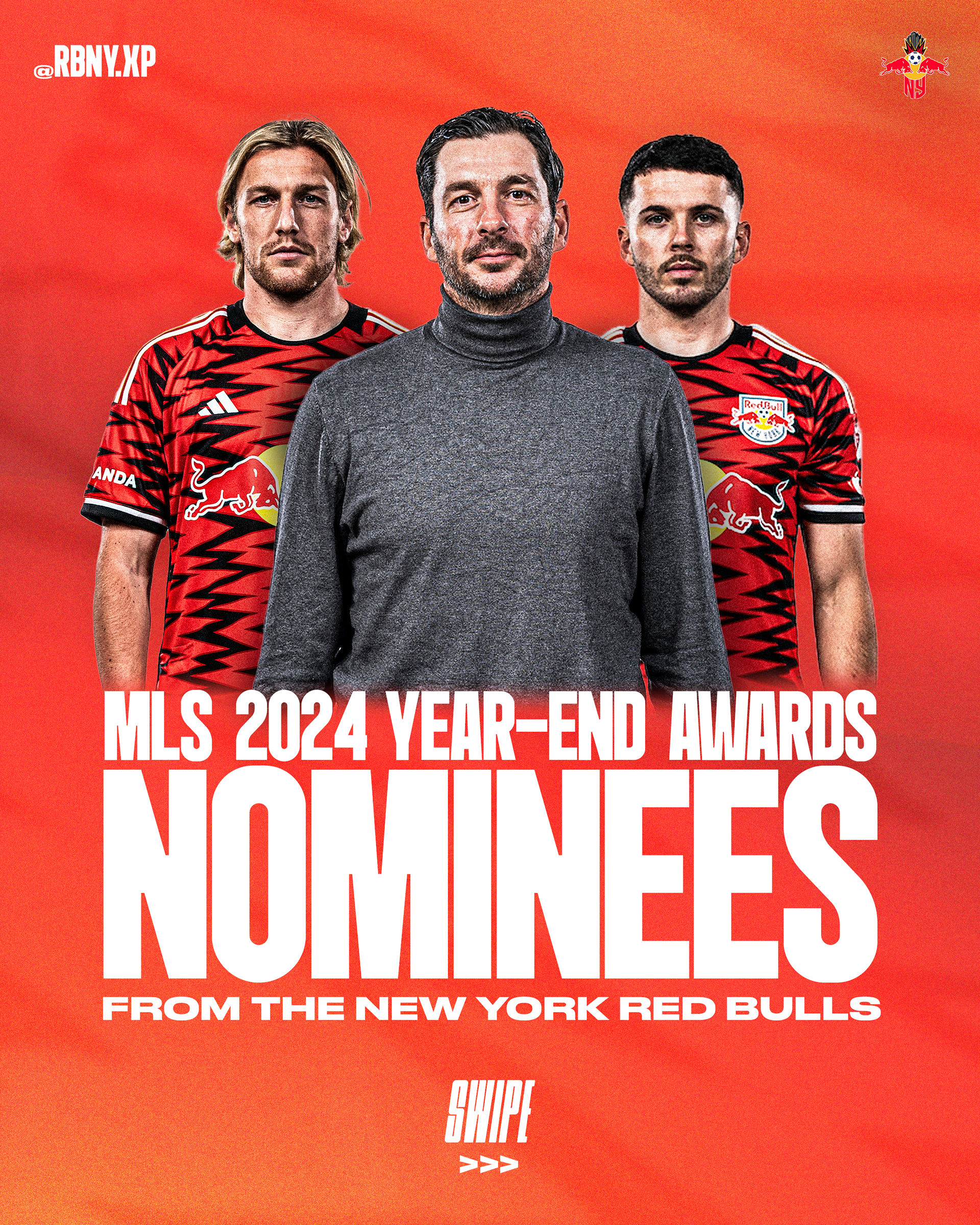 Announcing the Red Bulls' Nominees for 2024 MLS Awards