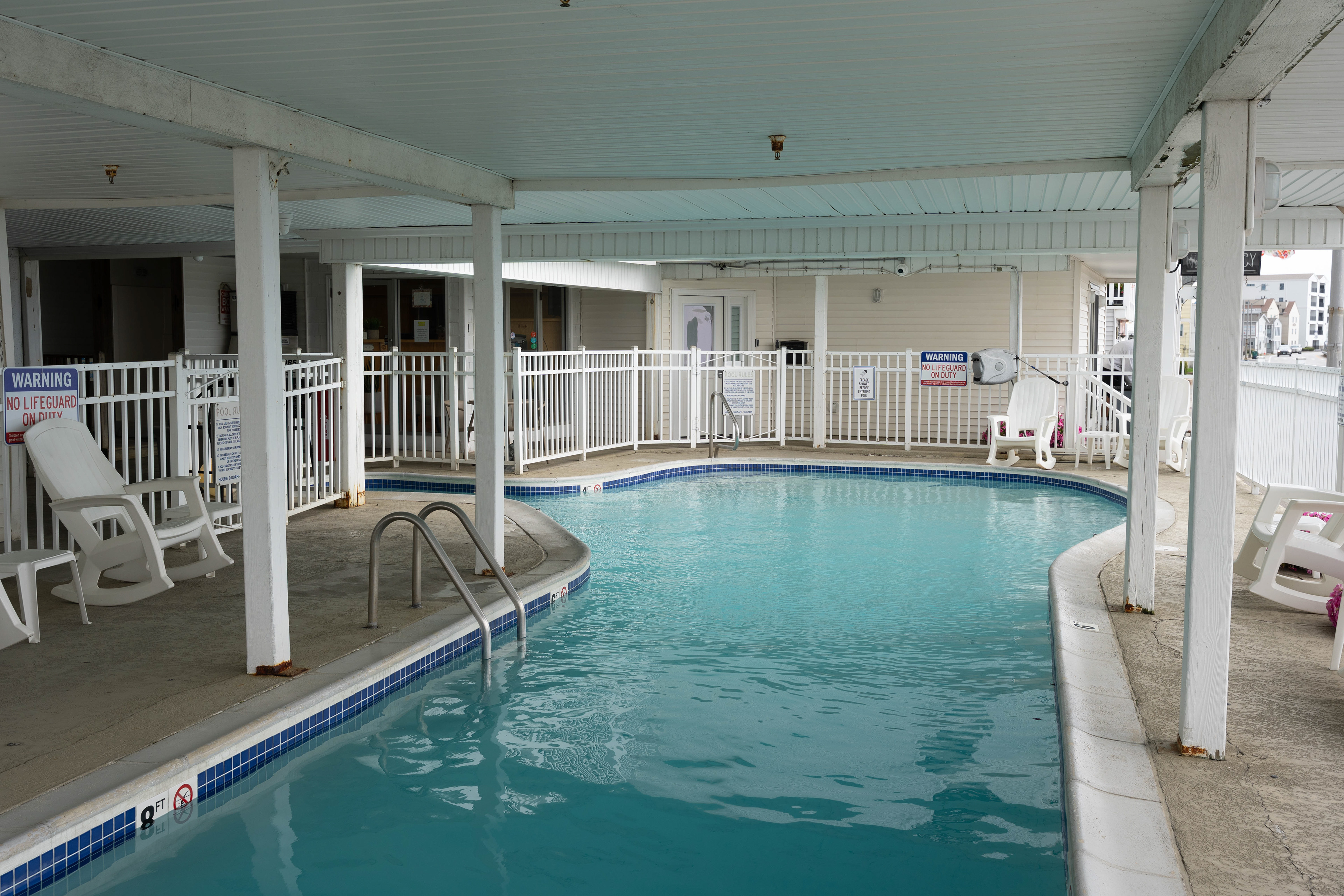 Motel Pool. 2025. Hampton, NH.