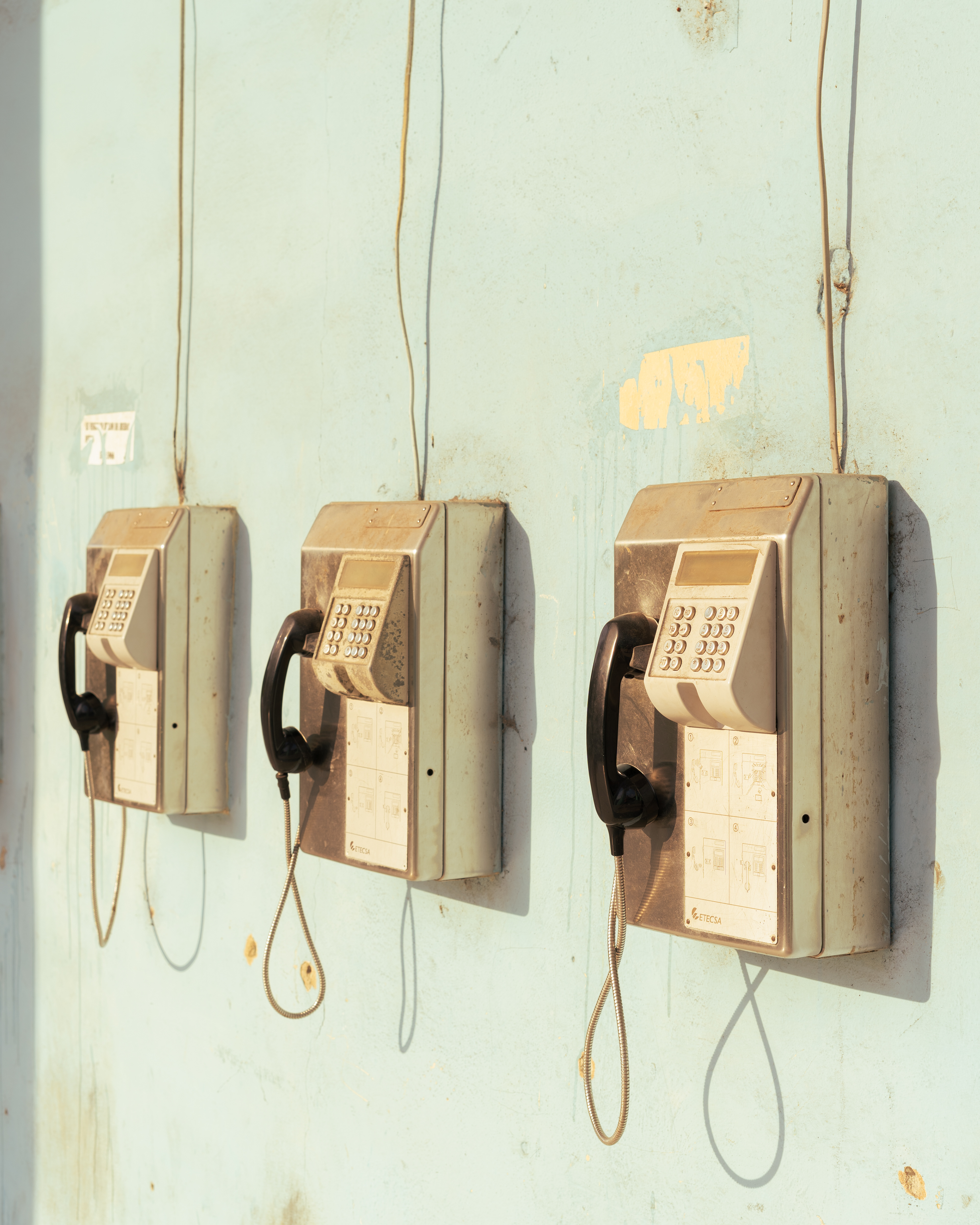 Teléfonos. 2023. La Habana, Cuba.