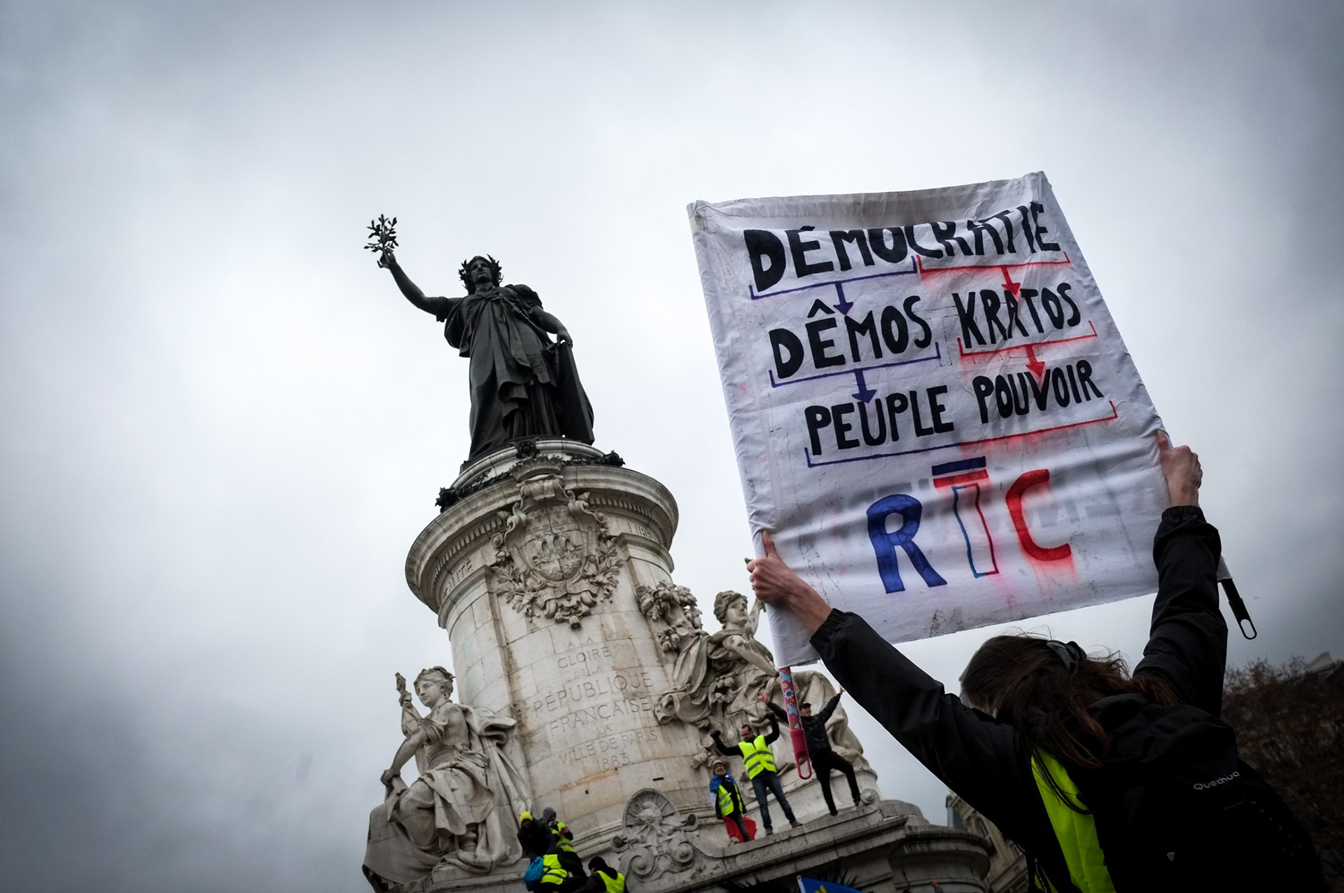 Manifestation des "Gilets Jaunes" le 2 février 2019.