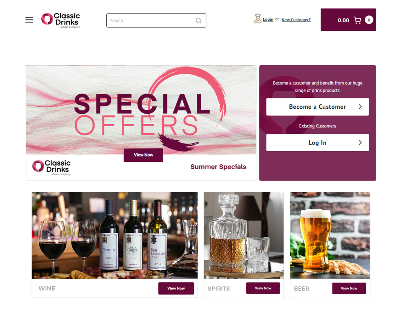 order.classicdrinks.com - 2023 Refresh