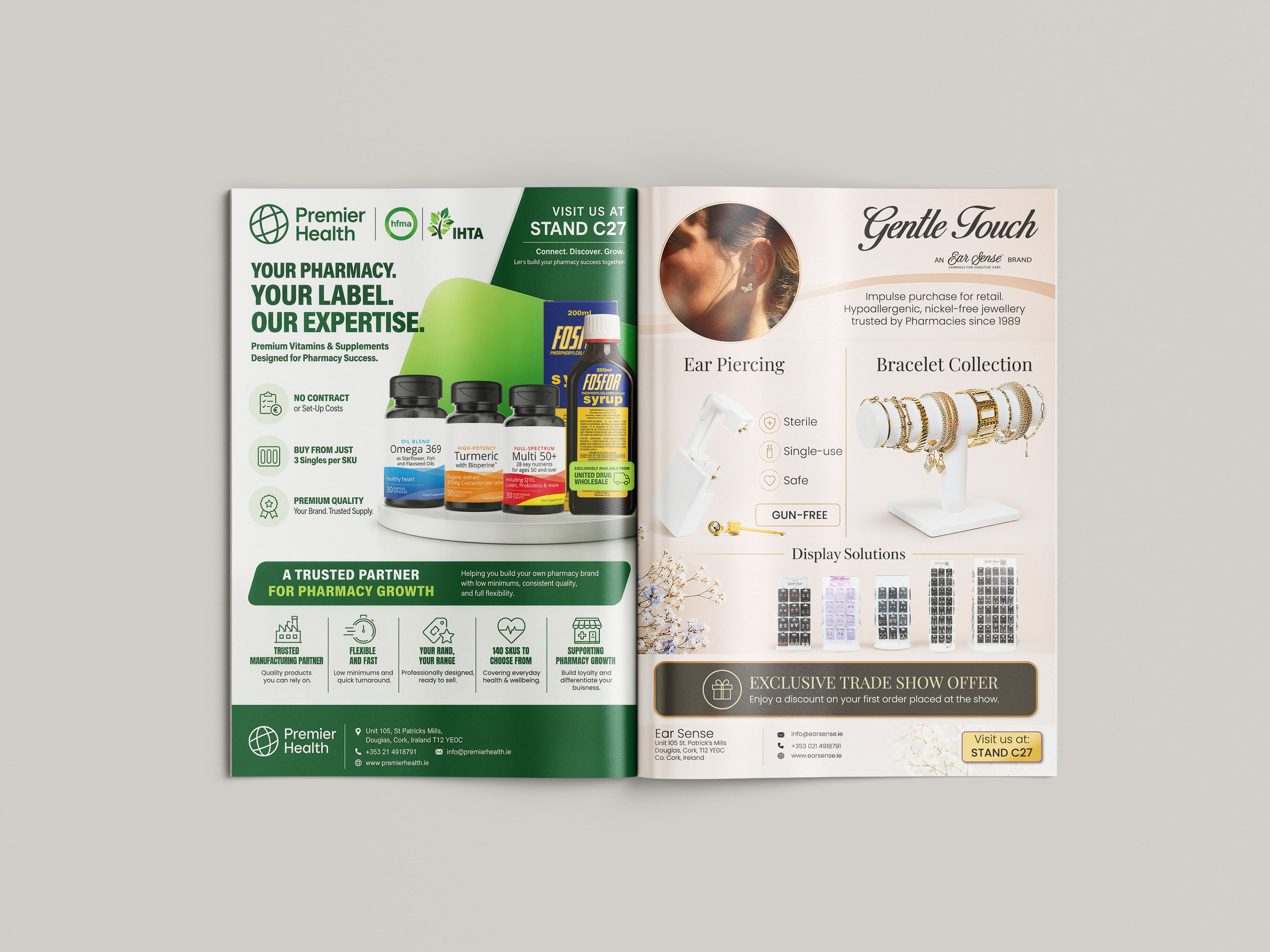 2 Printed Ads