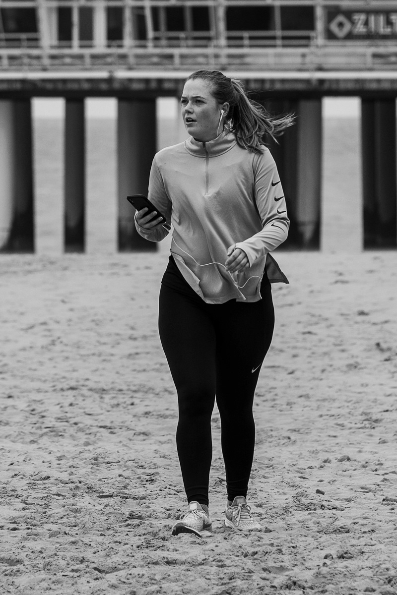Trainen op het strand