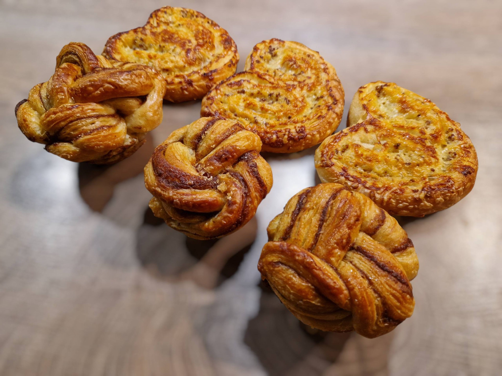 Kaneelbroodjes en Kaasvlinders