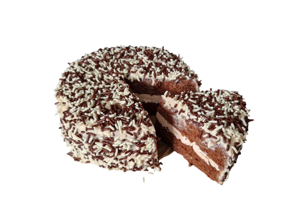 chocolade taartje 15 cm