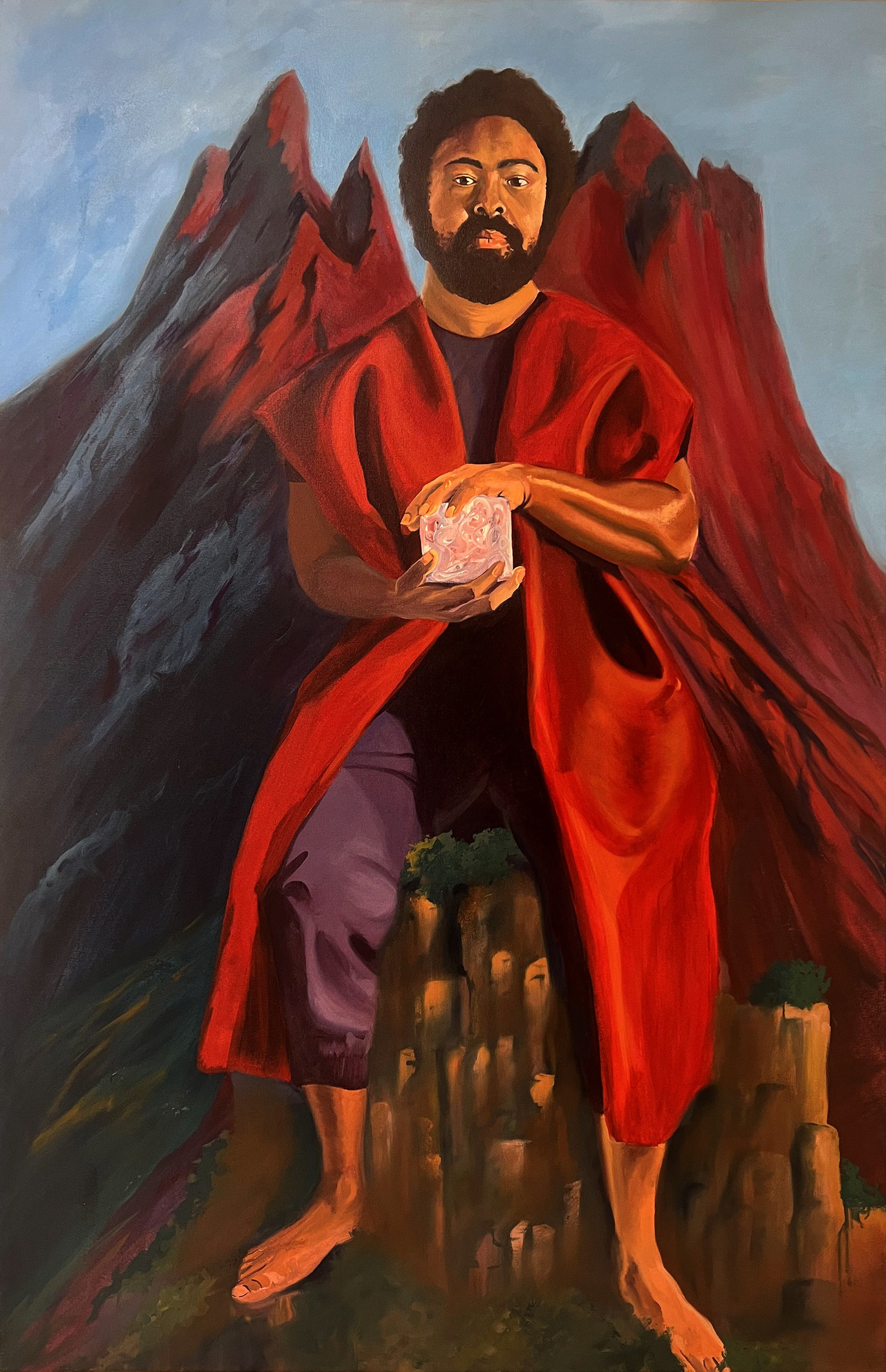 2022, Acrylic and Oil on Cotton Canvas
