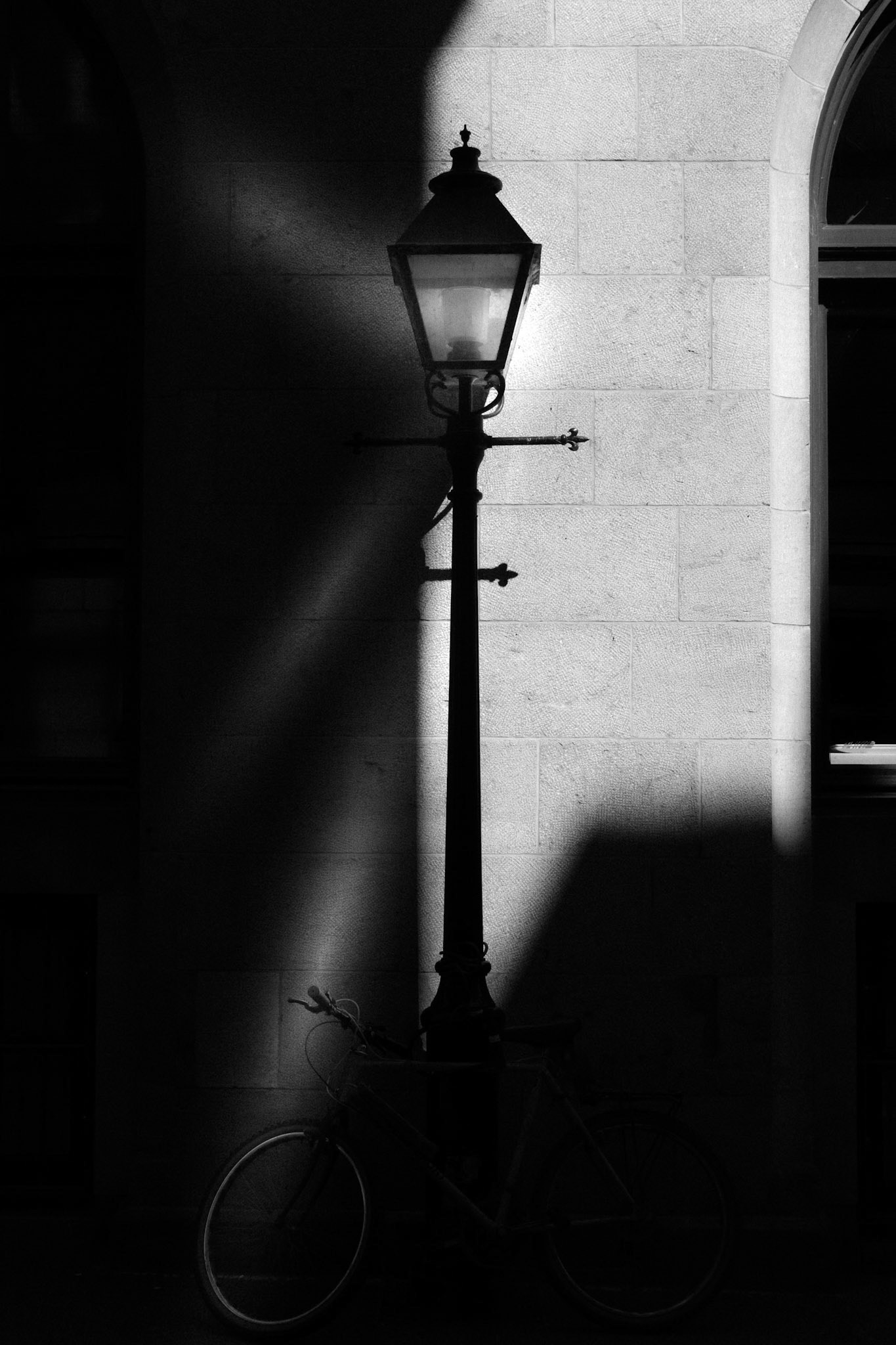 Shadowed Lamp Post