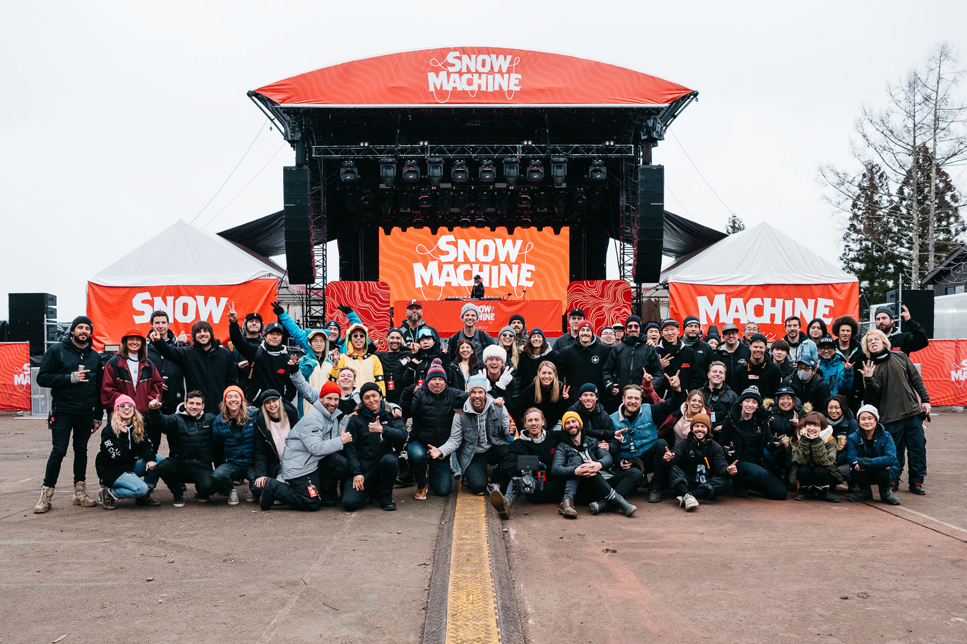 Crew, Snow Machine 2020, Hakuba, Japan