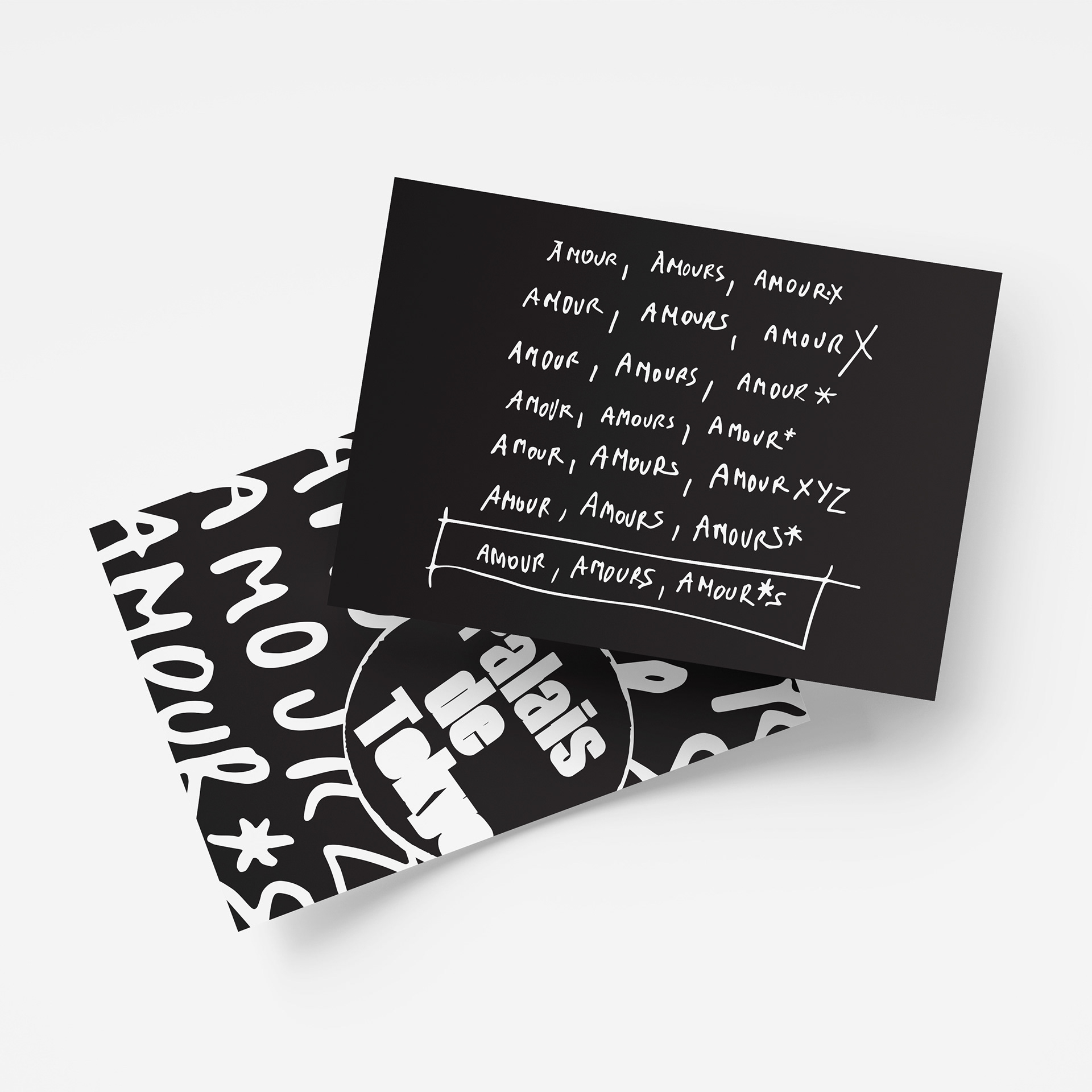 Cartes postales "Amour XYZ"