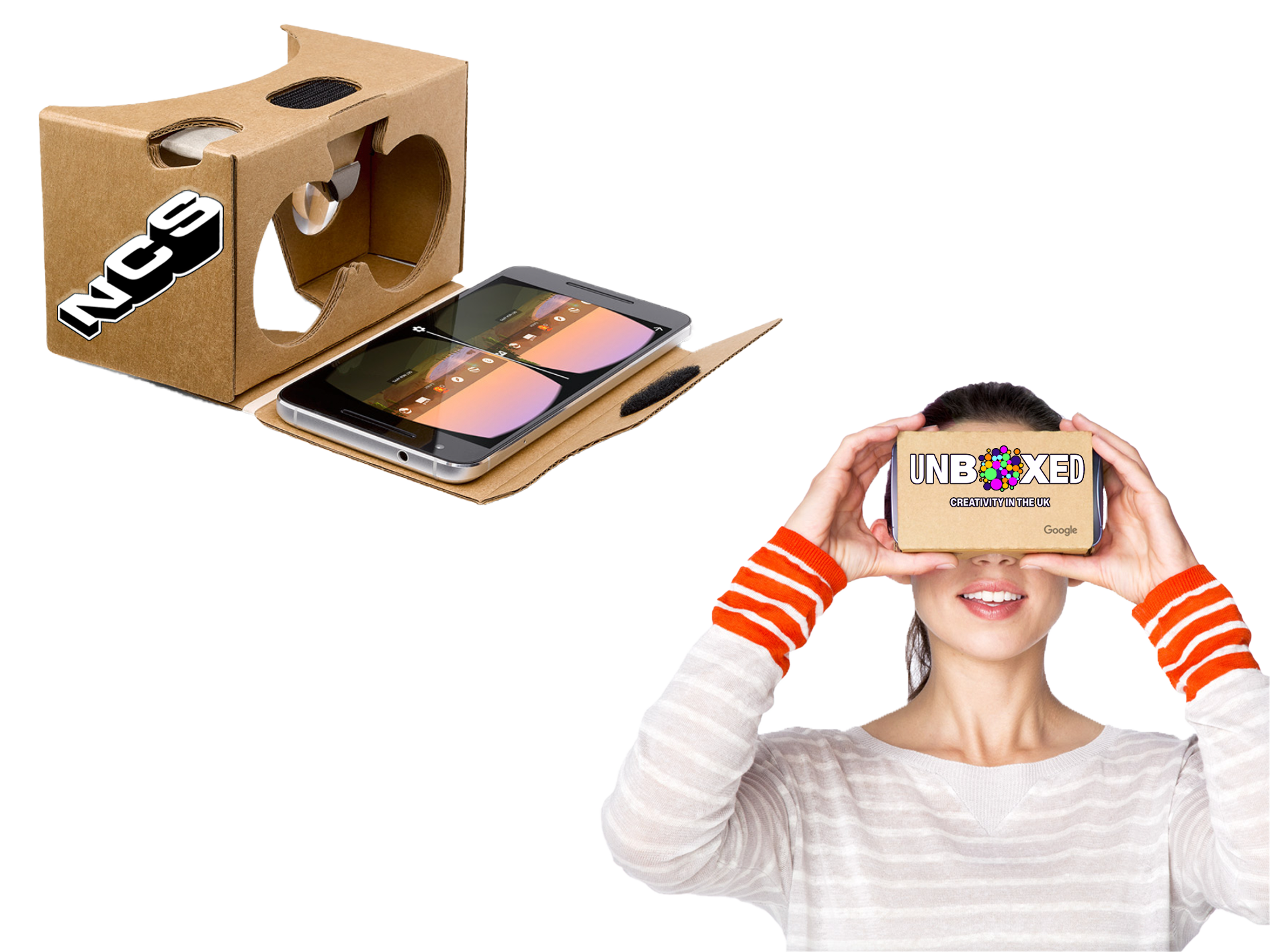 Google cardboard device
