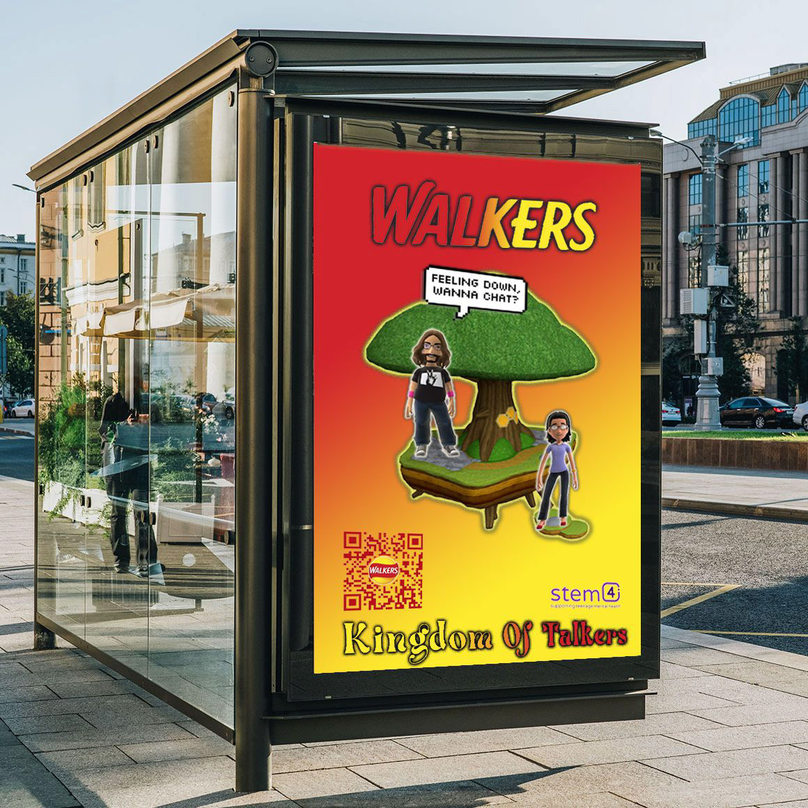 Bus stop mock-up