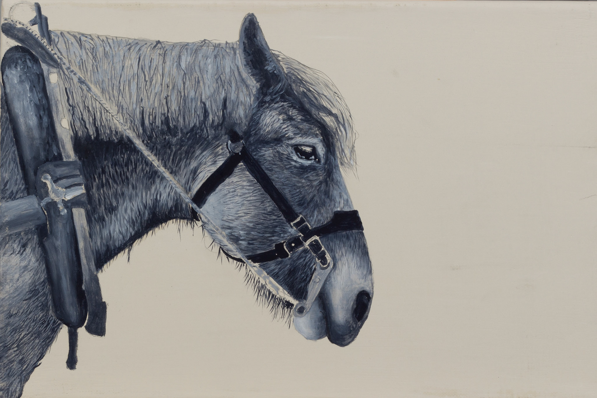 "Grijs verleden" 20 cm x 30 cm