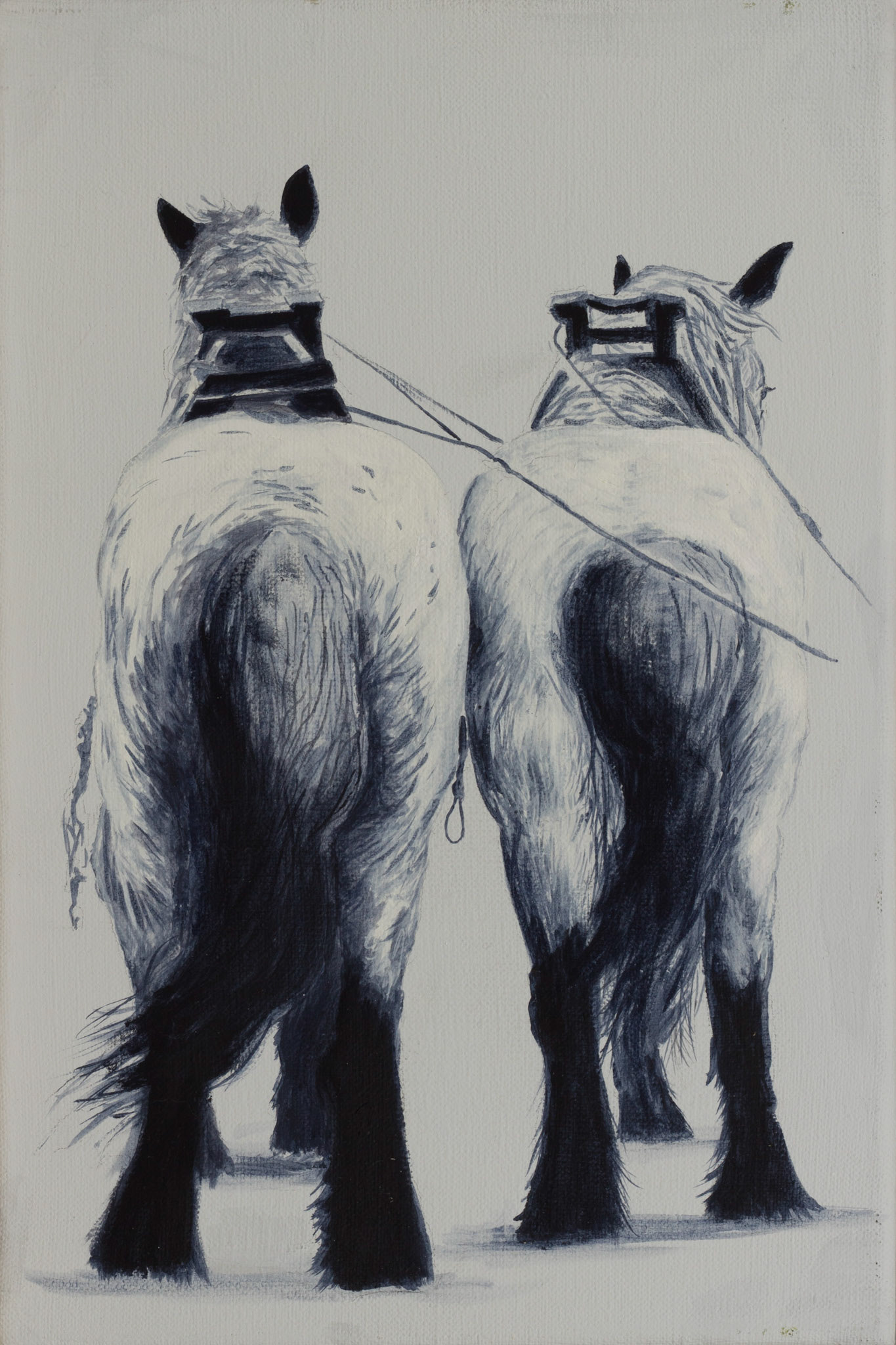"Grijs verleden" 20 cm x 30 cm