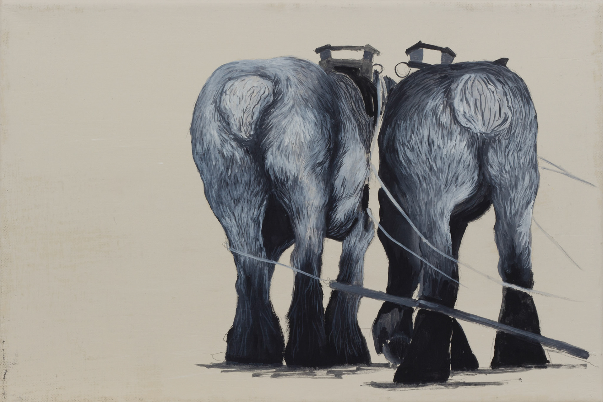 "Grijs verleden" 20 cm x 30 cm