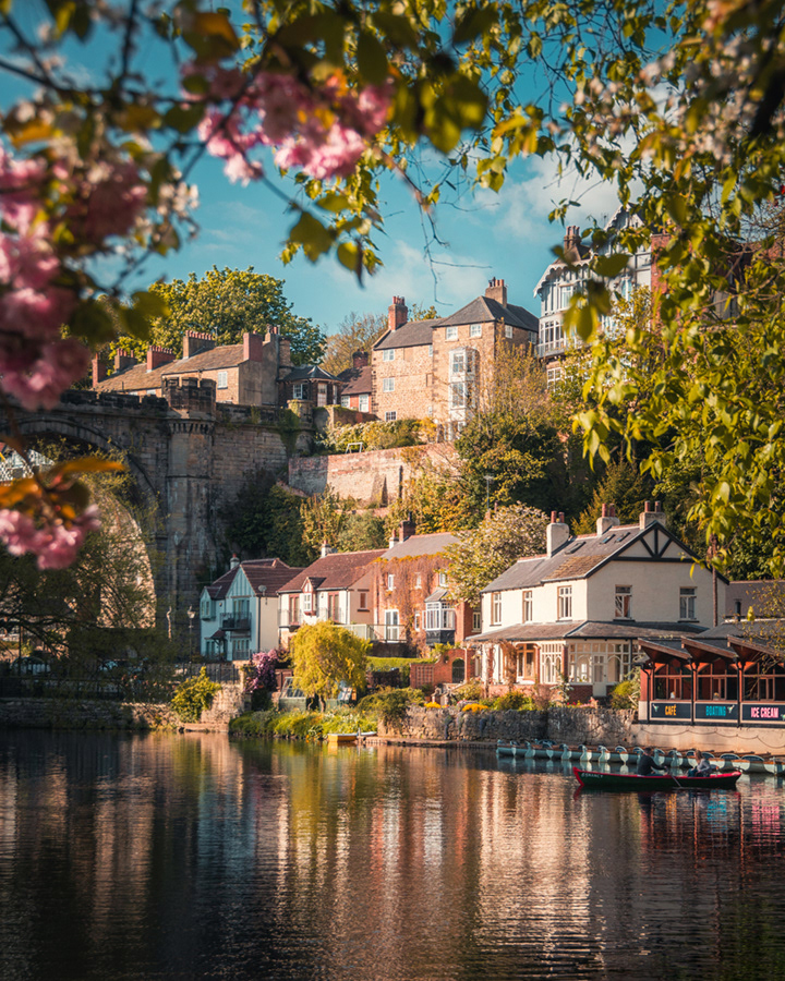 Knaresborough Waterfront in Spring