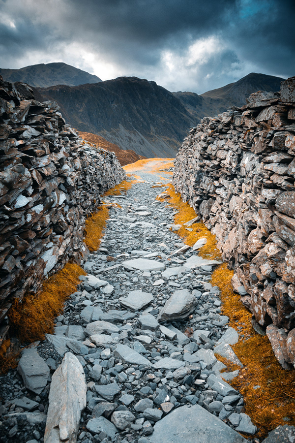 Honister slate path