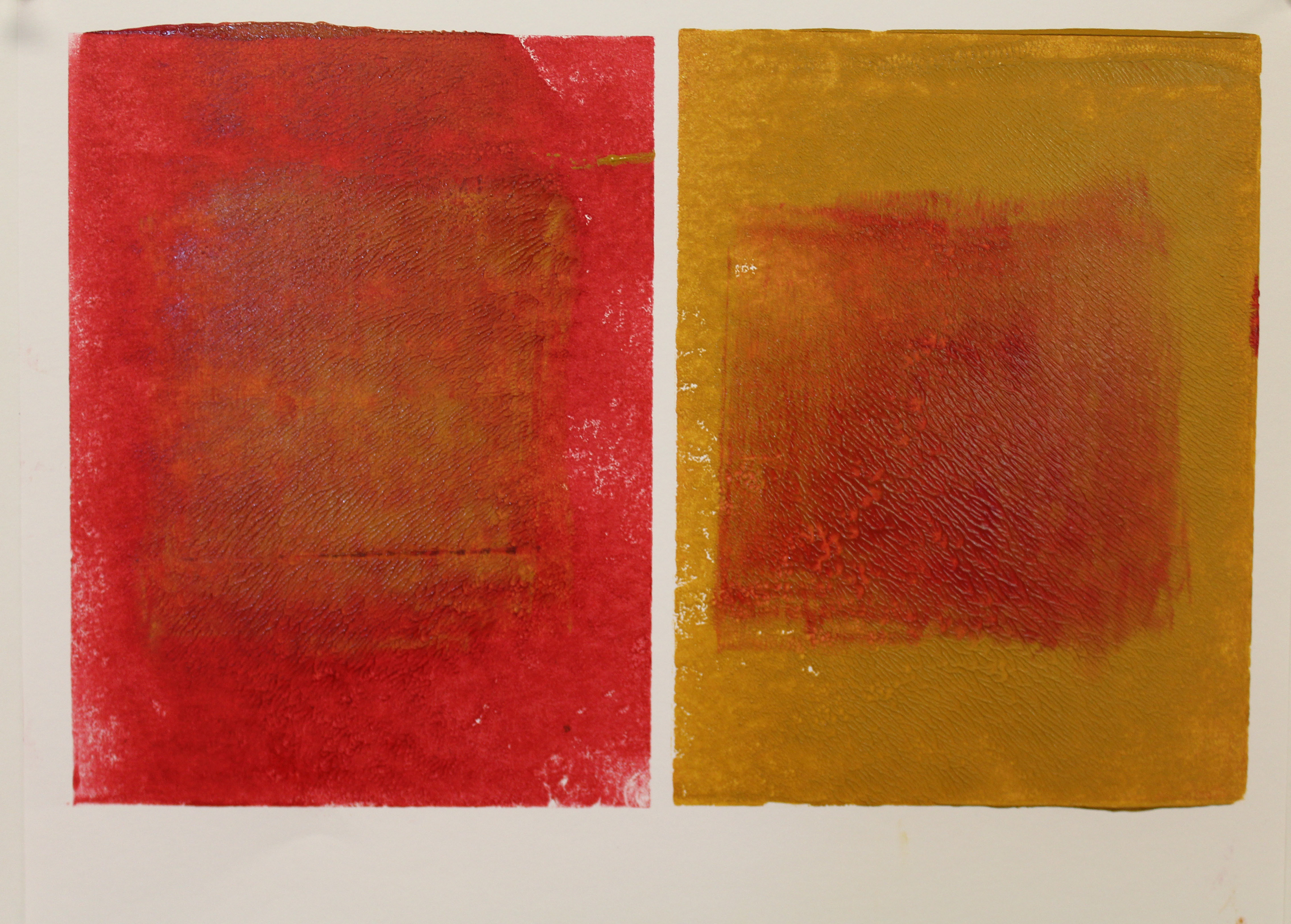 OIL PRINT ON PAPER