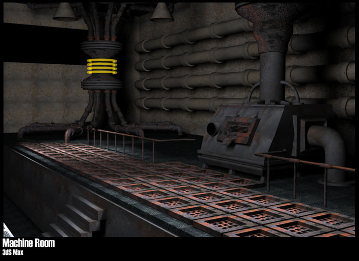 machine room #2 (3DS Max)