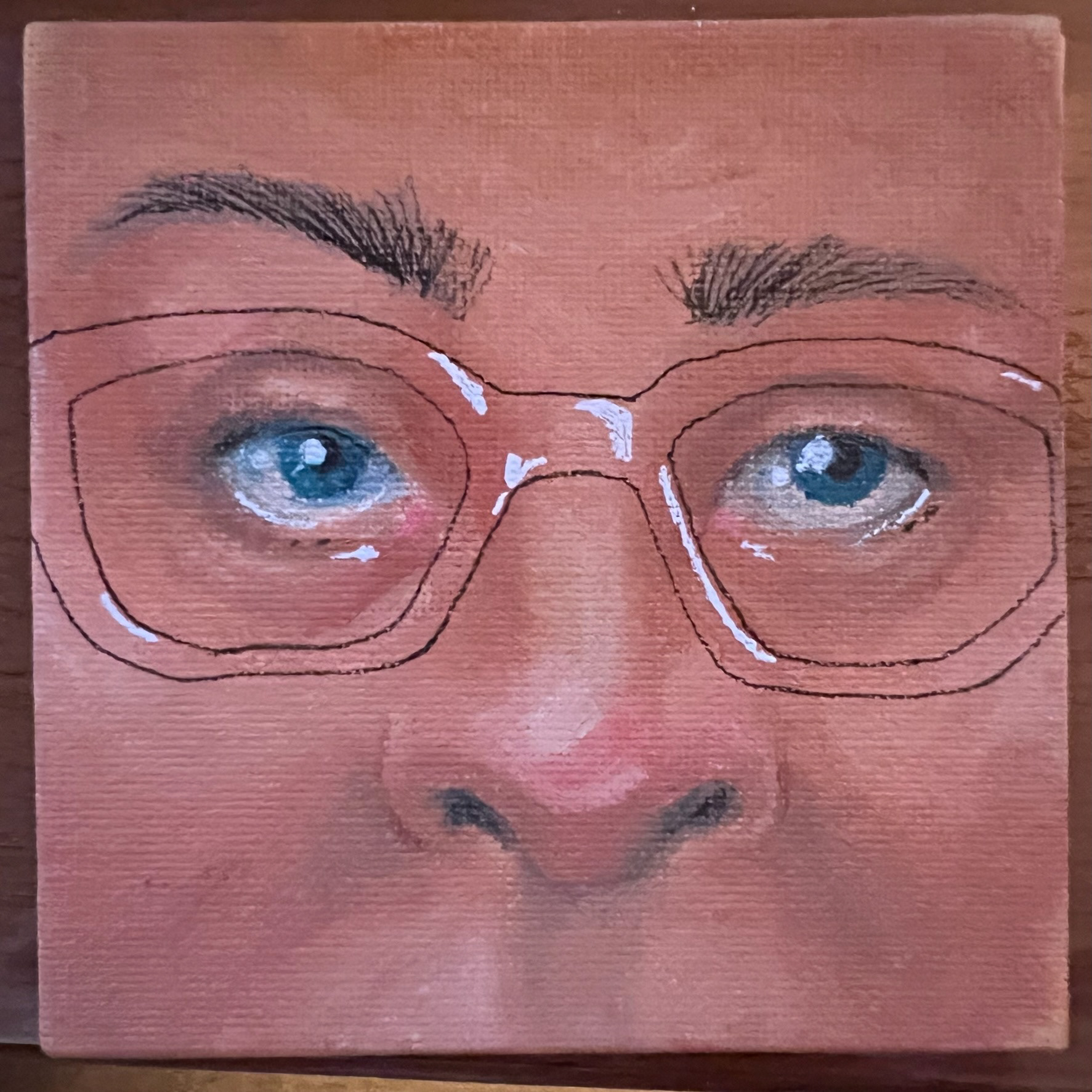small face #2 (oil 5x square)