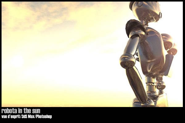 lady bot #1 (3DS Max/Vue D'esprit)