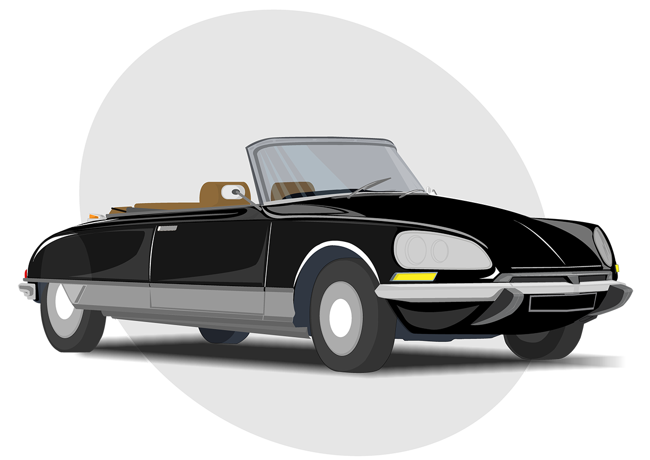 Citroen DS Cabriolet #1 (vector)