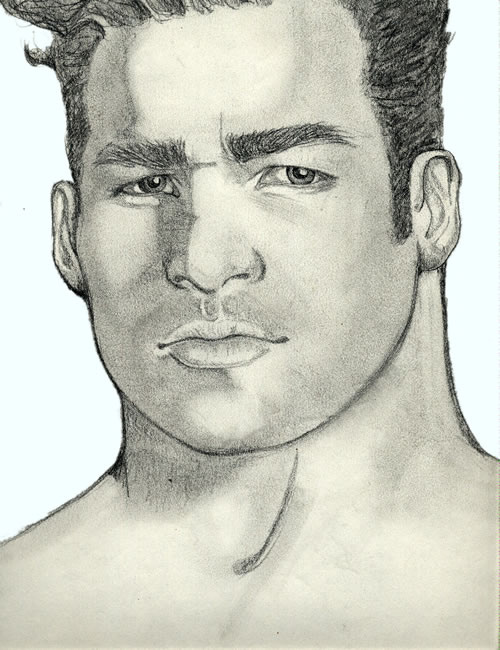 pencil dude (playgirl model) 1990's