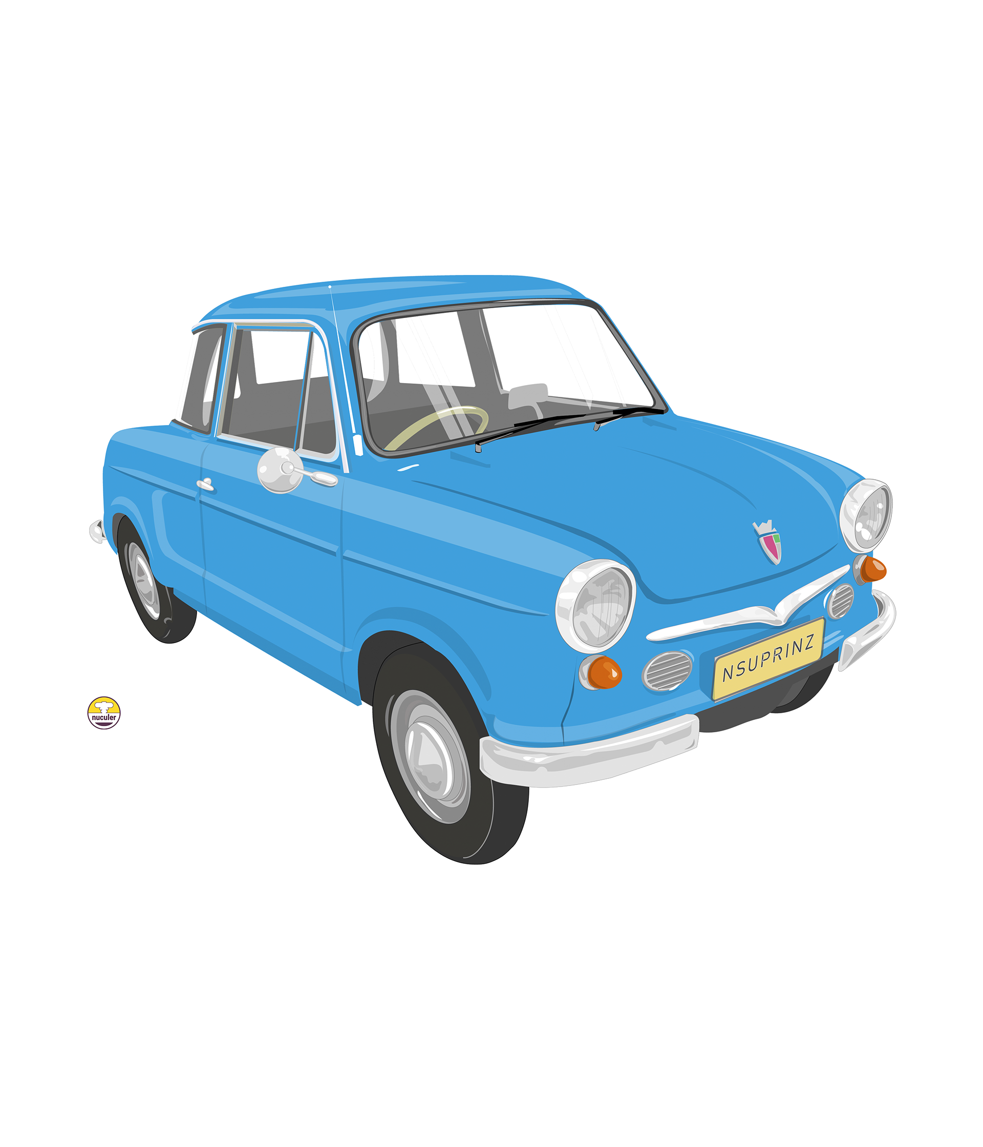 NSU Prinz #2 (vector)