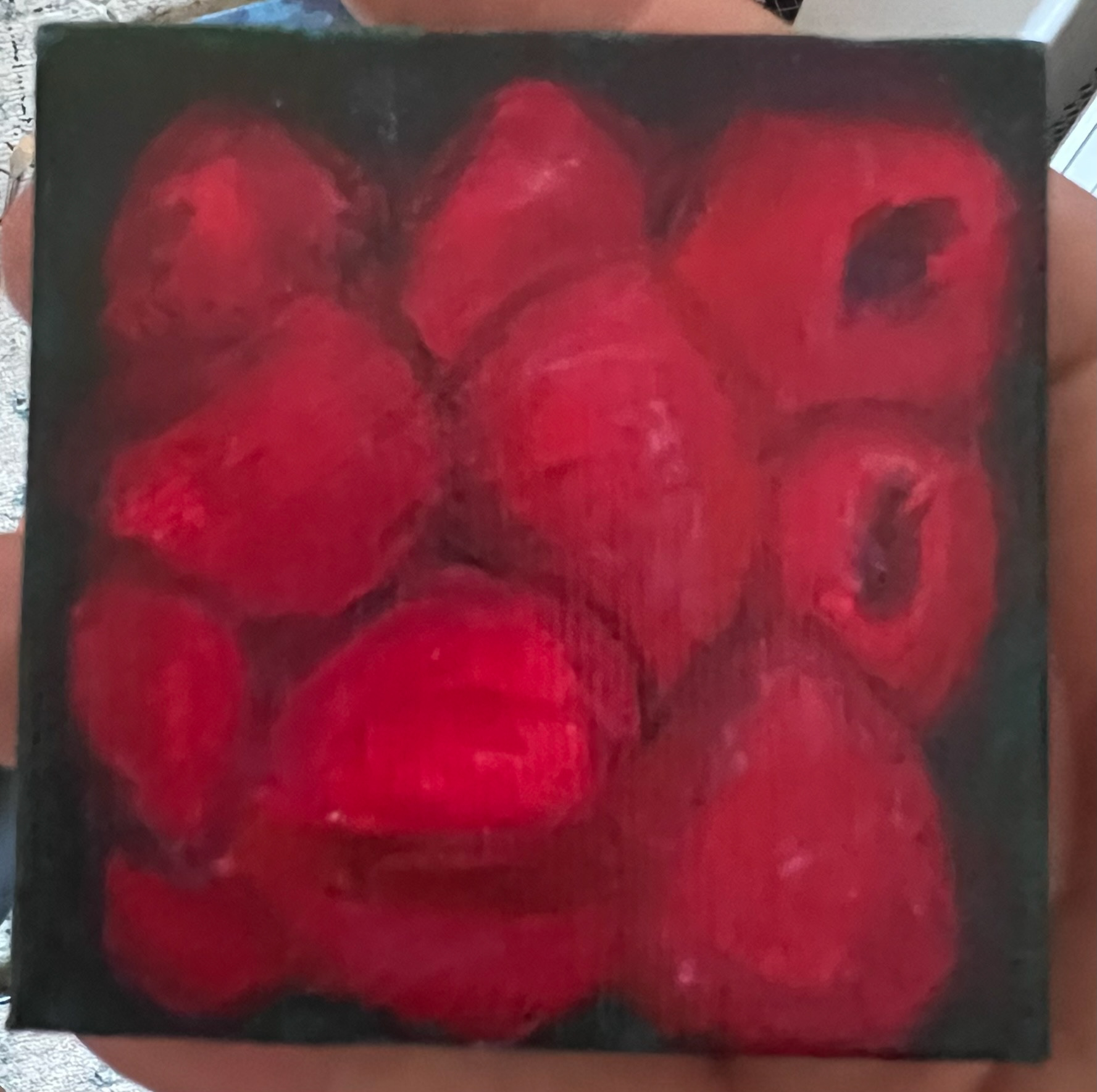 raspberries (oil / very smalL)