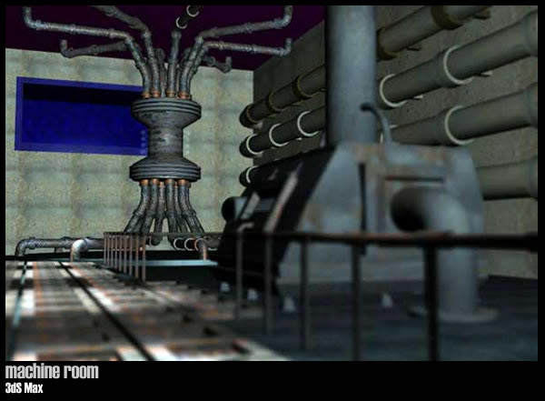 machine room #1 (3DS Max)