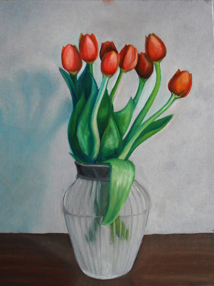 tulips (oil)