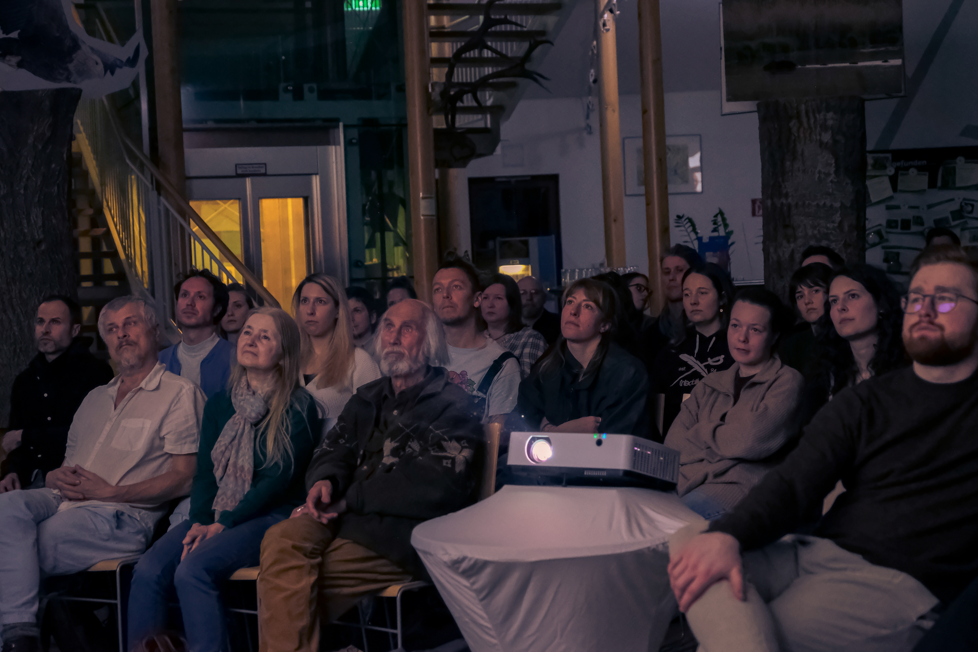 More than 100 people came to watch the documentary. This was far beyond our expectations.
