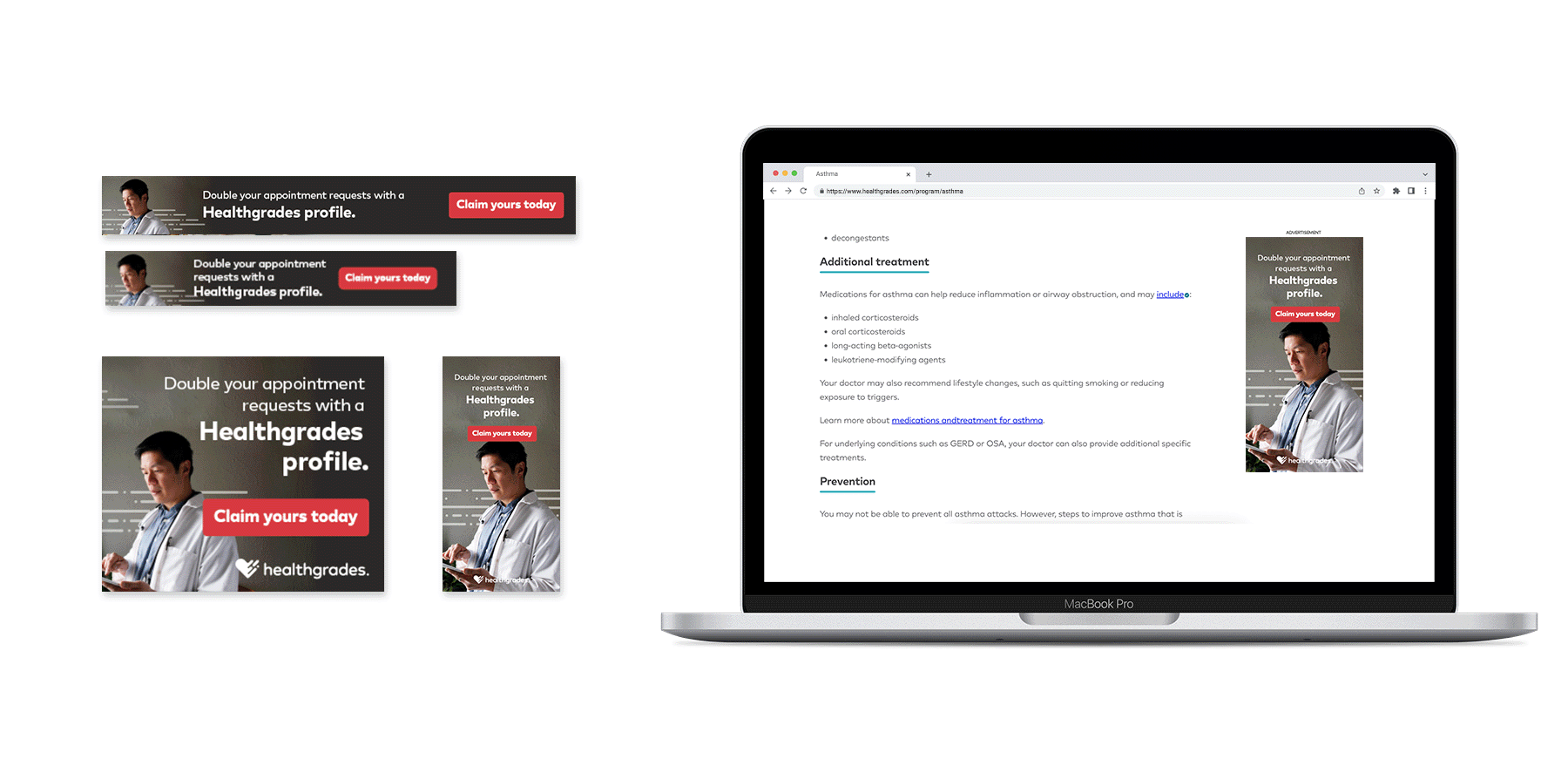 Evergreen ads for providers