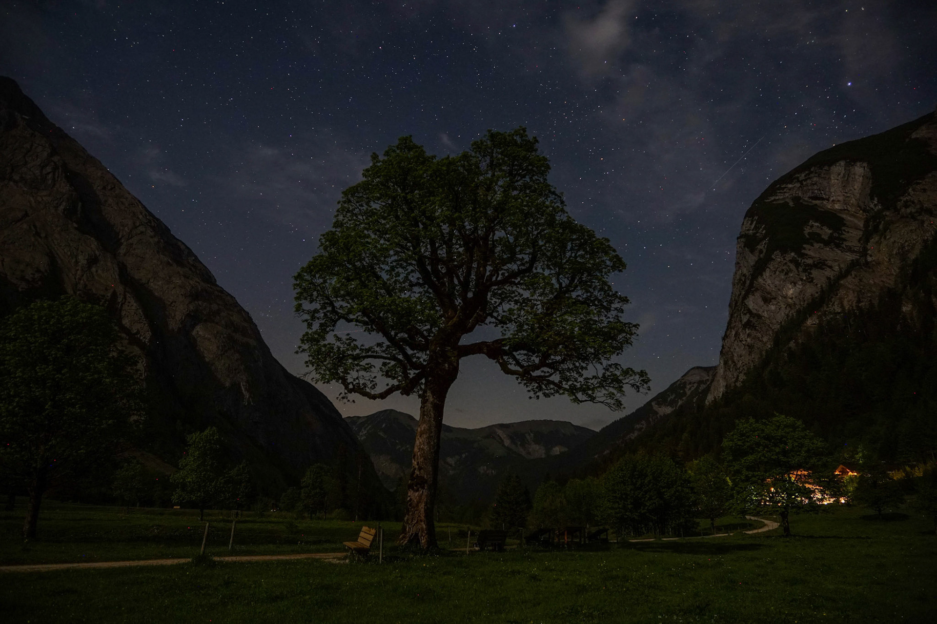 Markus Trausinger "Ahornboden bei Nacht"