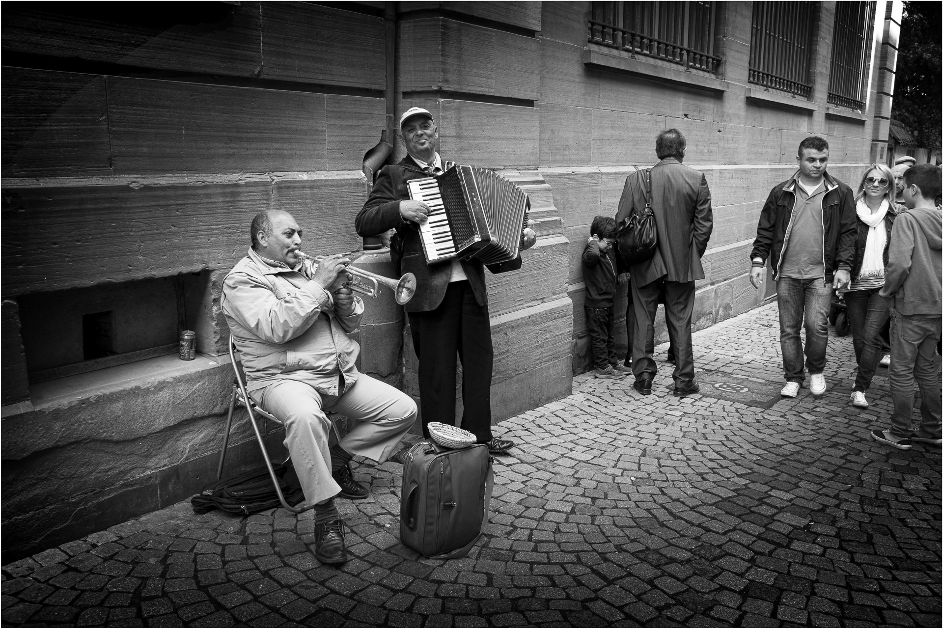Walter Trausinger "Straßenmusik" Bronze