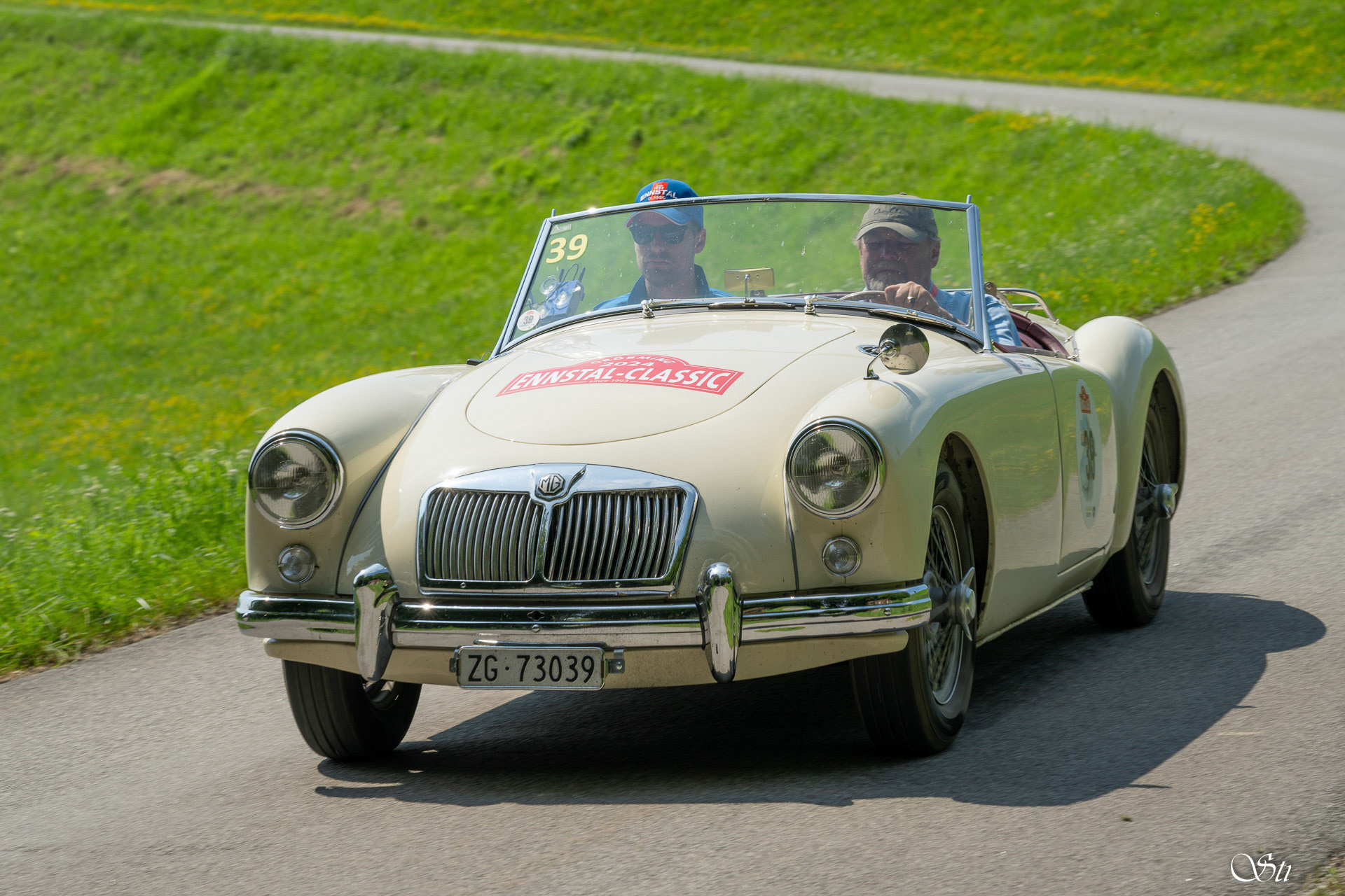 MG A BJ 1956
