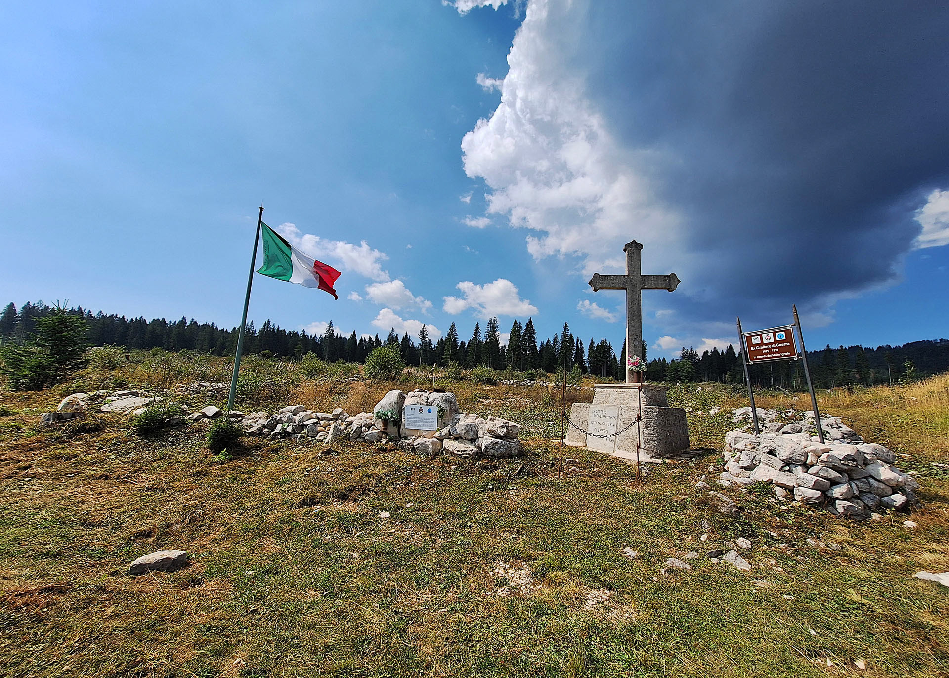 Johann  Zavatzki "Einsames Kriegerdenkmal"