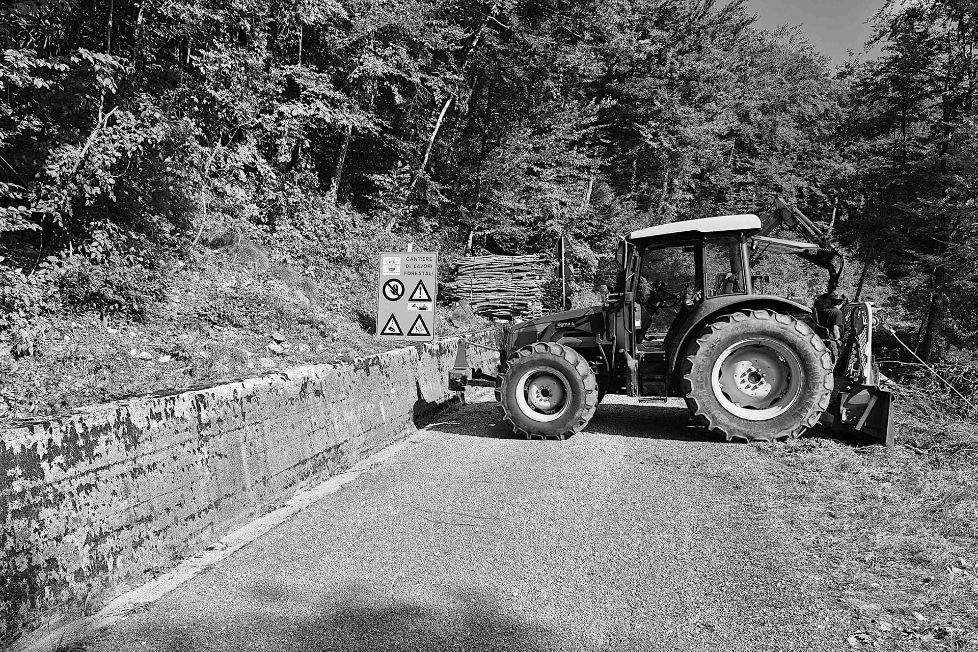 Johann  Zavatzki "Italienische Strassensperre"