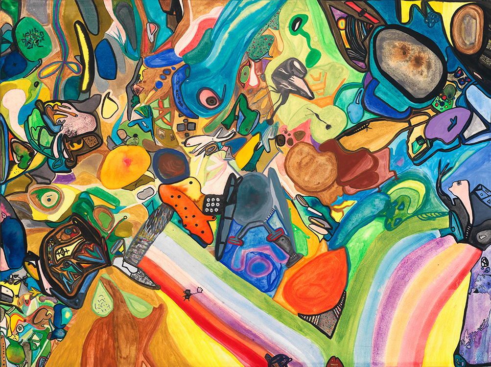 1980's Watercolor One - Peter Smolenski
