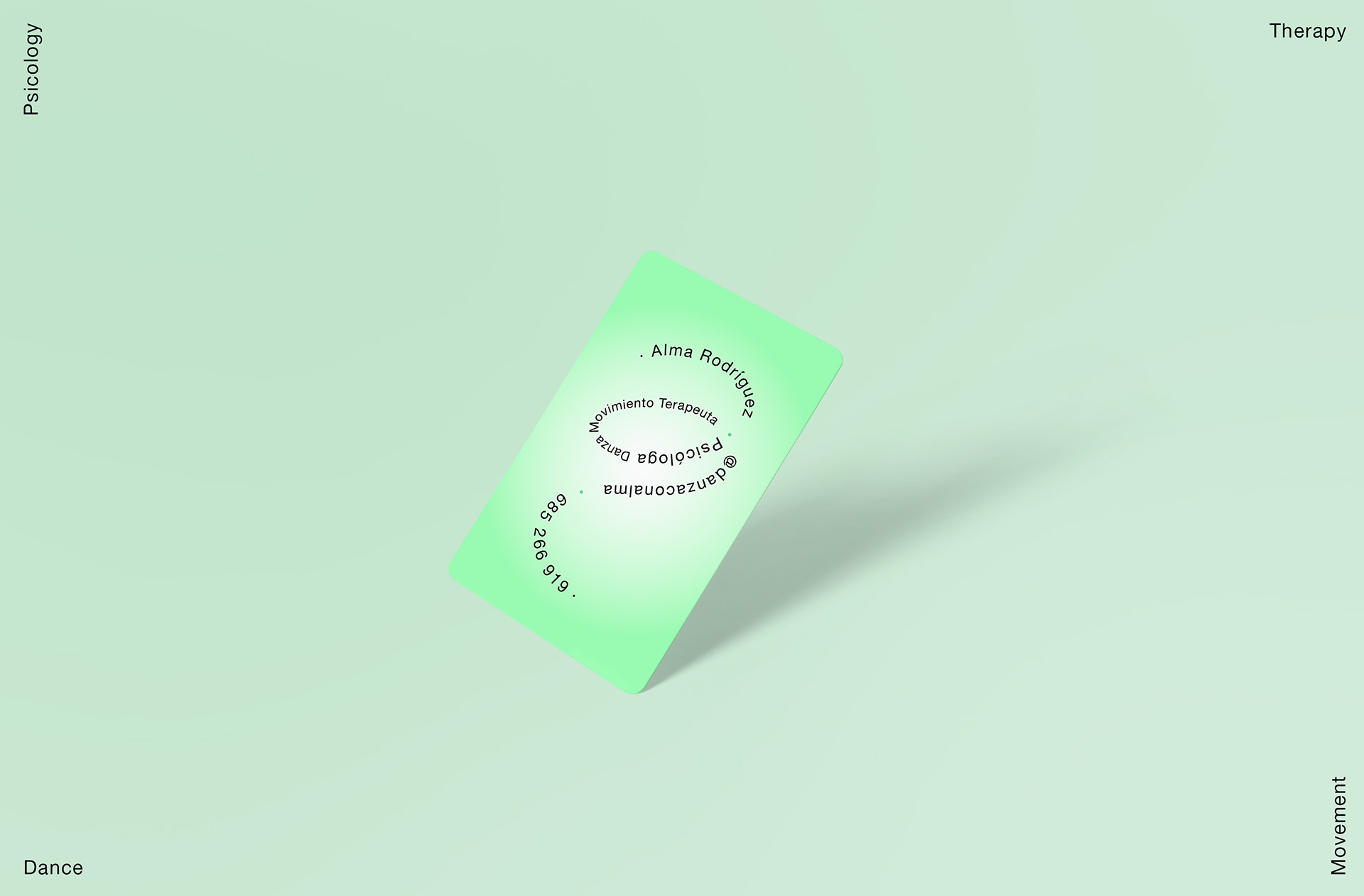 Business Card Rear face