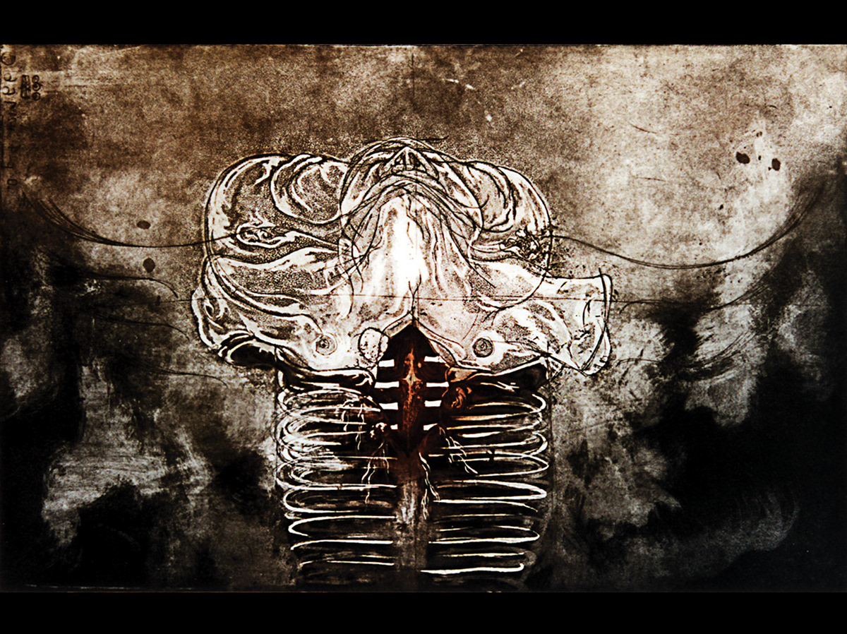 Metal print / Engraving (zinc plate · cotton paper · ink).