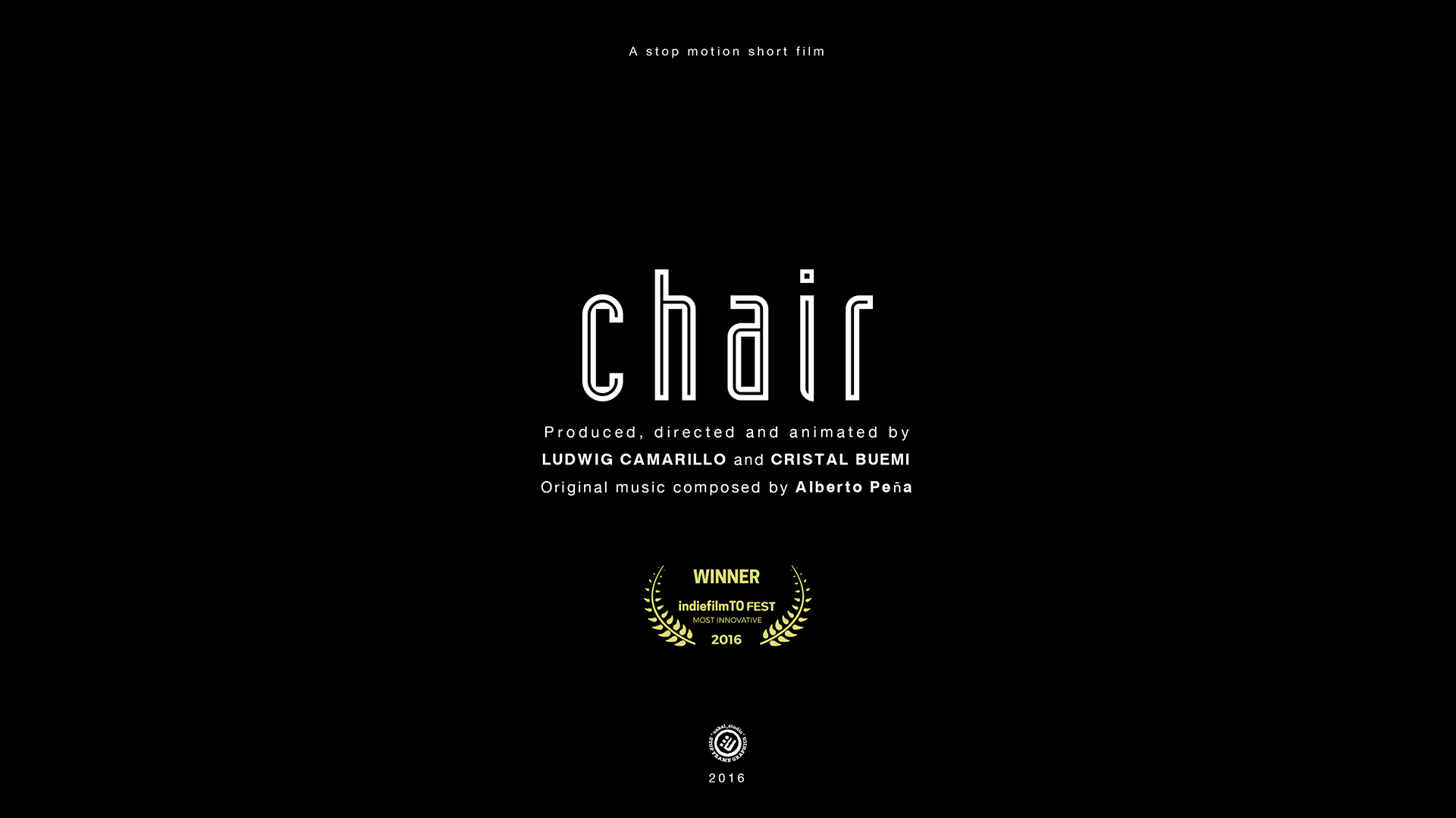 Chair / Award / Most Innovative / Toronto, Canada