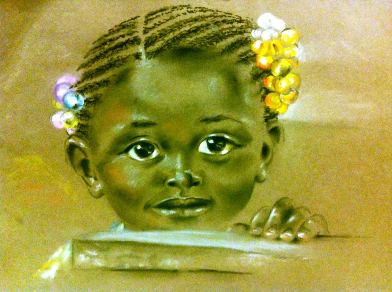 "If My Sister Had a Daughter"  Pastel on Paper