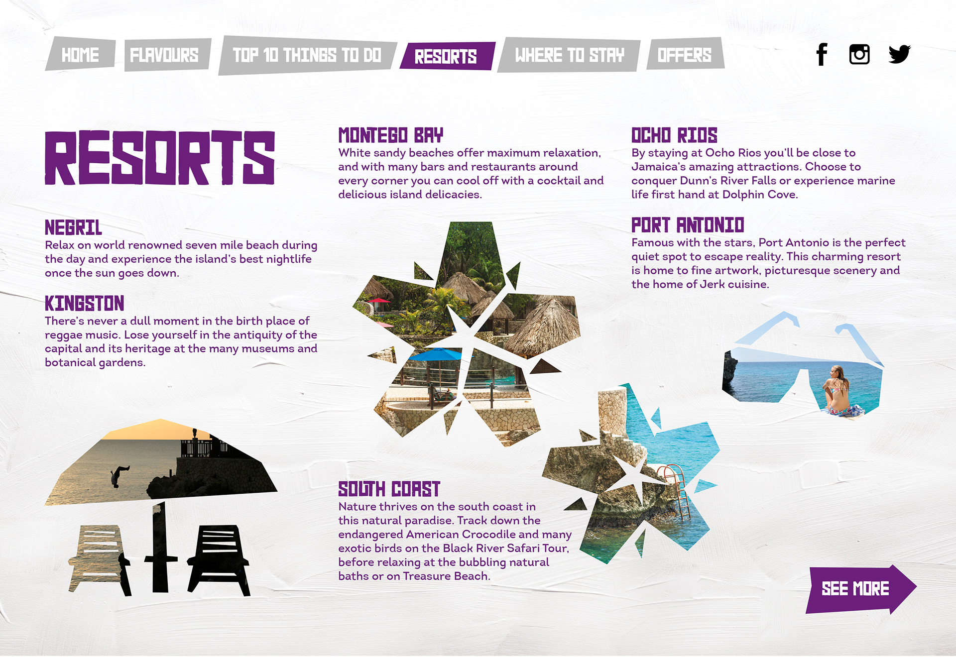 Threedotsperinch - Jamaica Tourism Board Digital Brochure