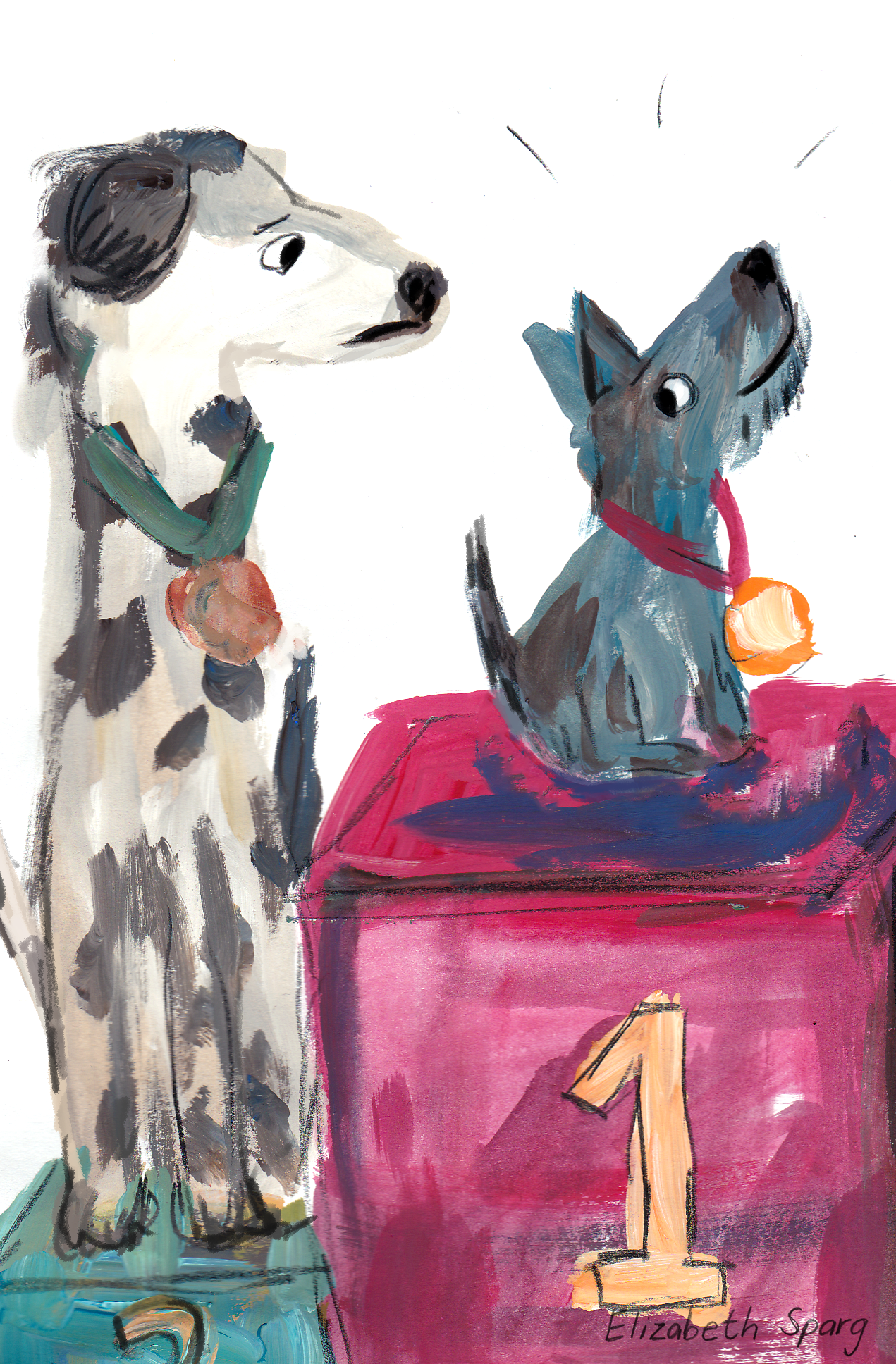 Dogs and animal illustrator
